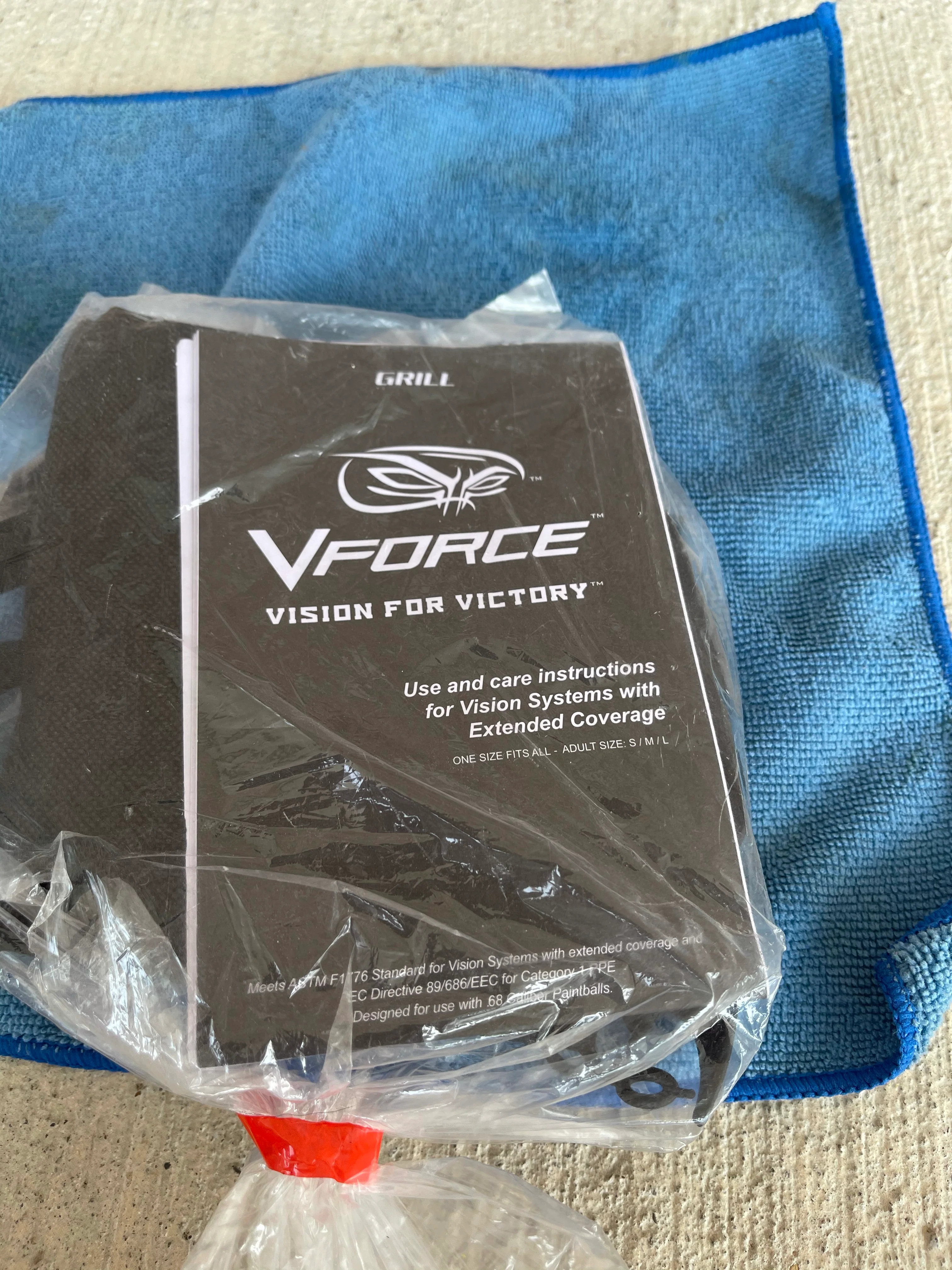 Used V-Force Grills Paintball Mask - White - Addition Lenses - Image 5