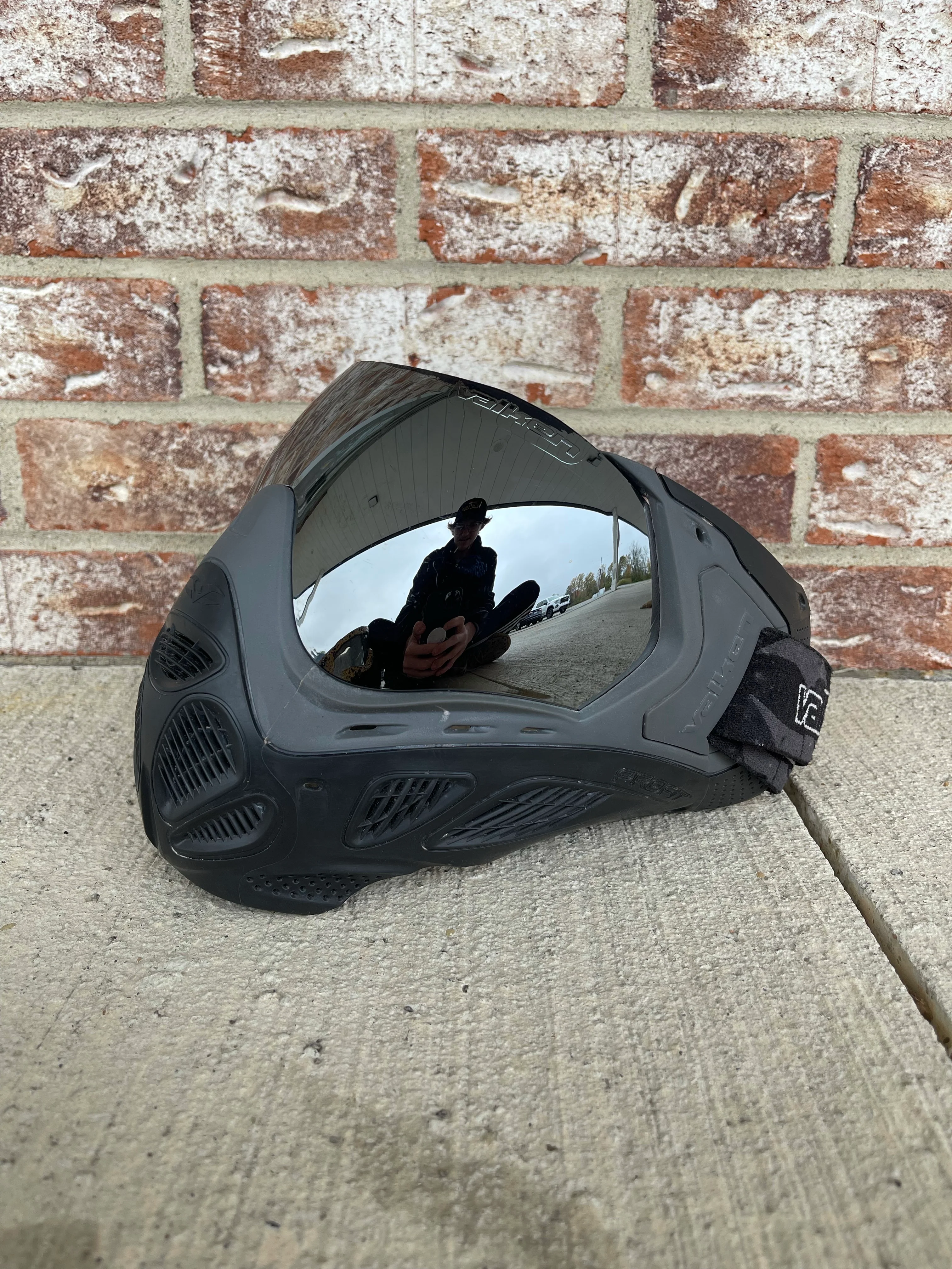Used Valken Profit Paintball Mask - Black / Grey - Image 2