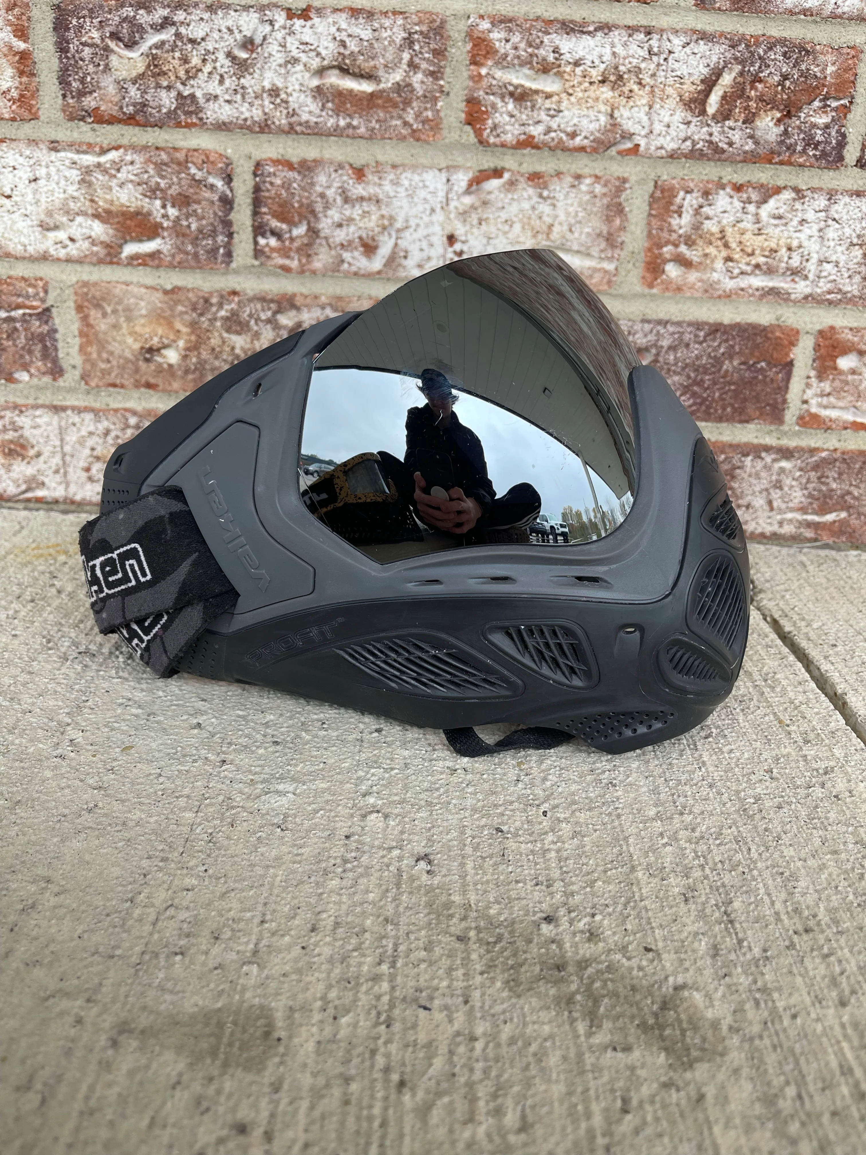 Used Valken Profit Paintball Mask - Black / Grey - Image 3