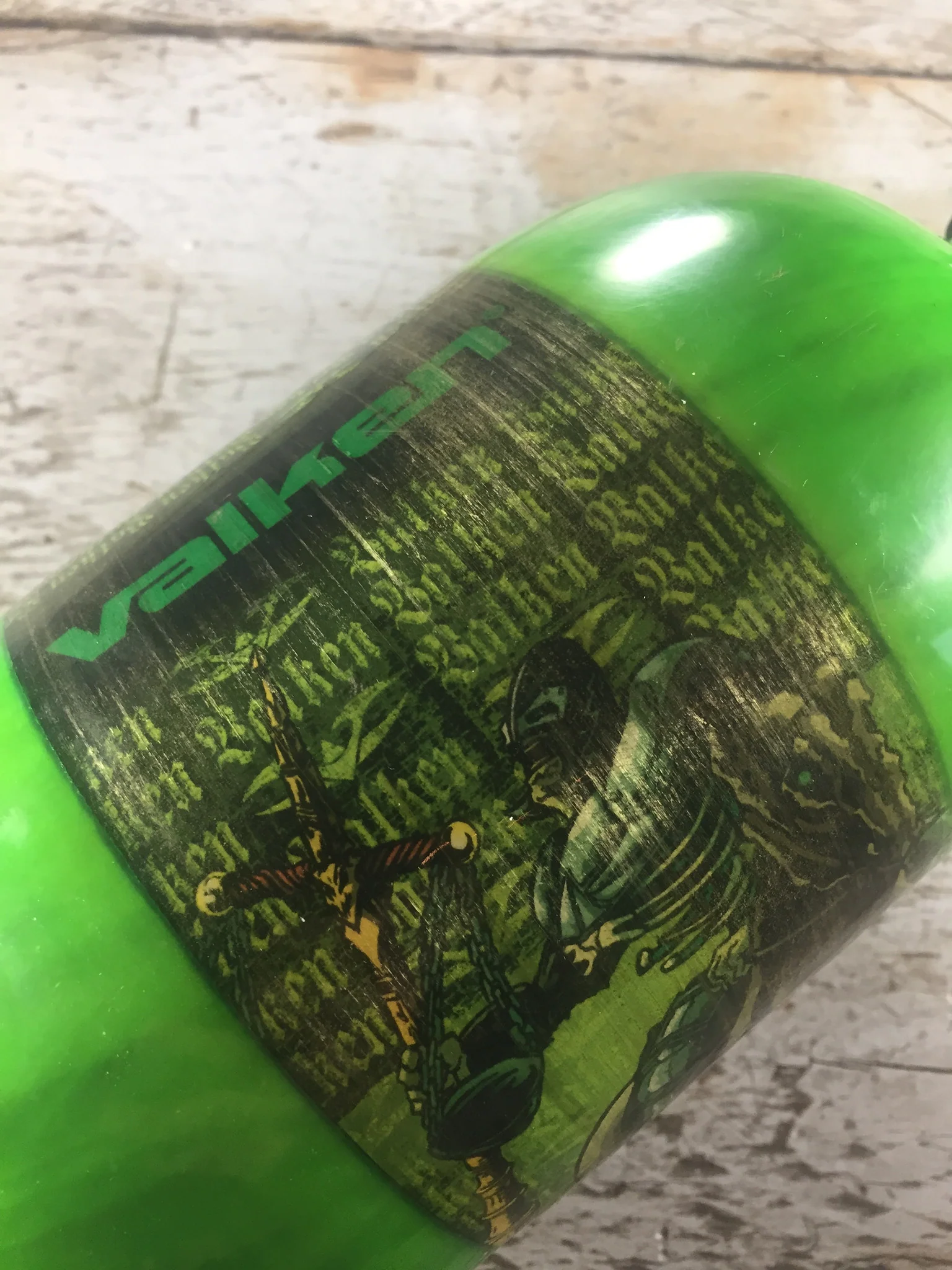 USED Valken Tank - 68/4500 w/ Ninja Regulator - Green - Image 3