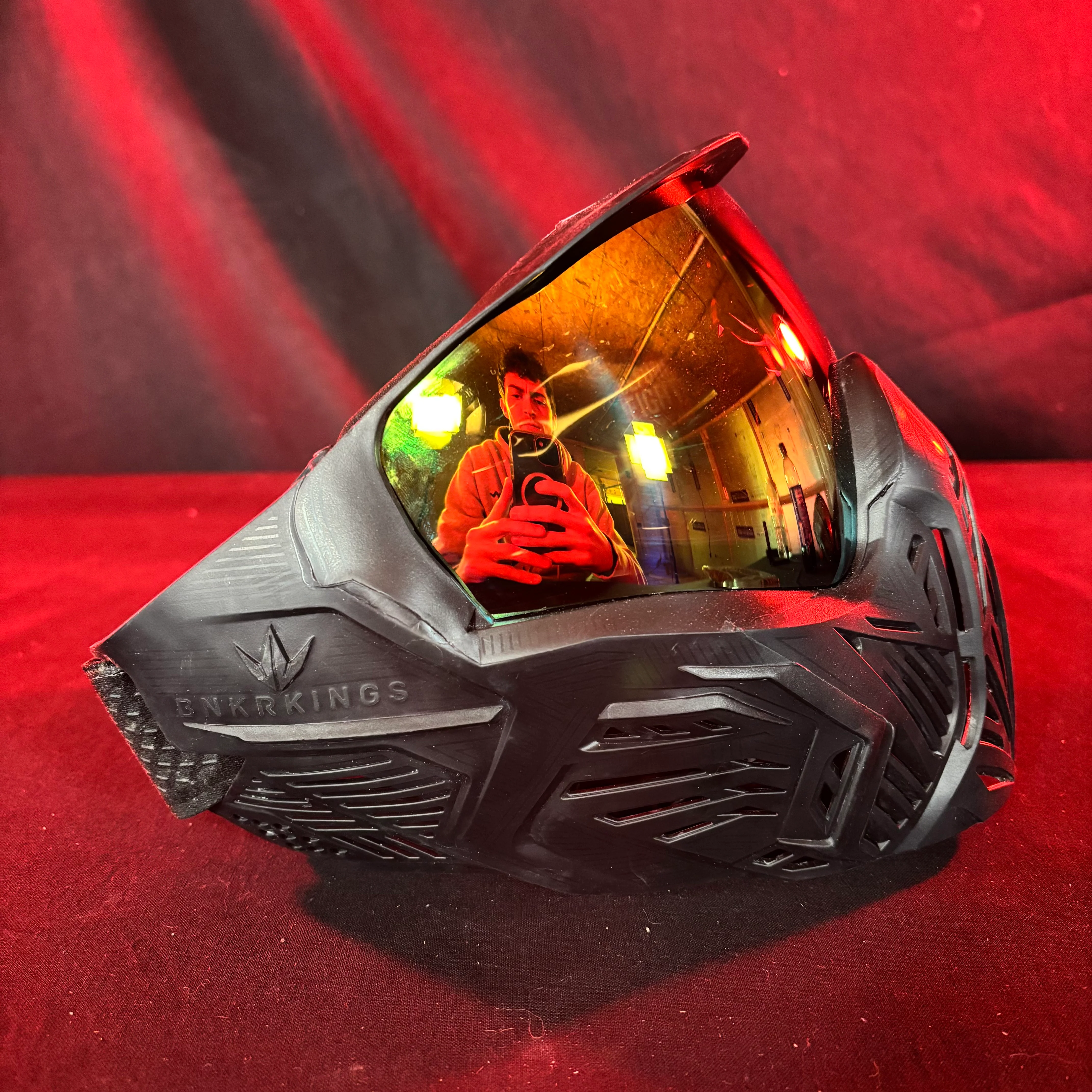 Used Virtue/Bunkerkings Vio/CMD Mask - Pitch Black - Image 2