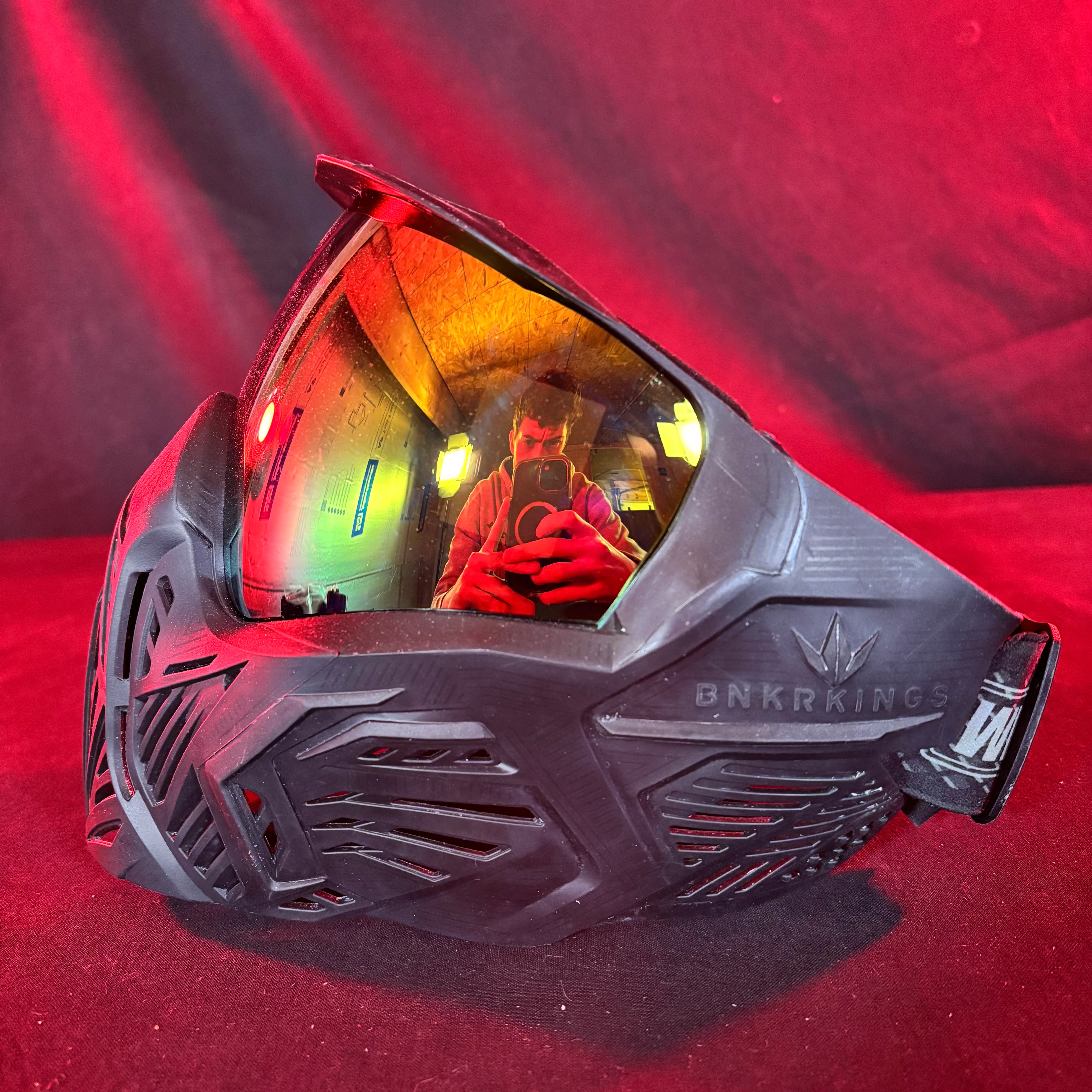 Used Virtue/Bunkerkings Vio/CMD Mask - Pitch Black - Image 5