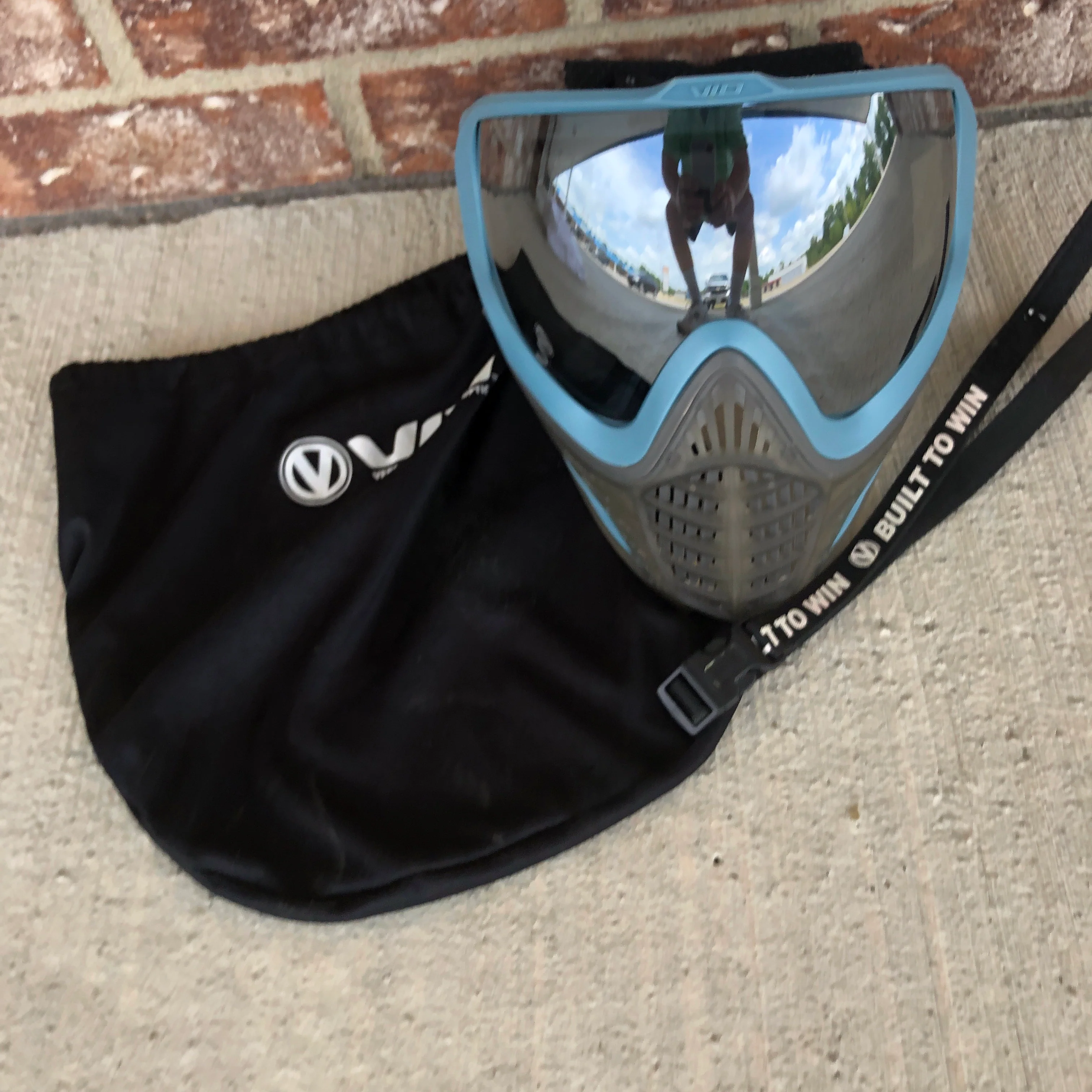 Used Virtue Contour 2 Paintball Mask - Slate Blue - Image 2