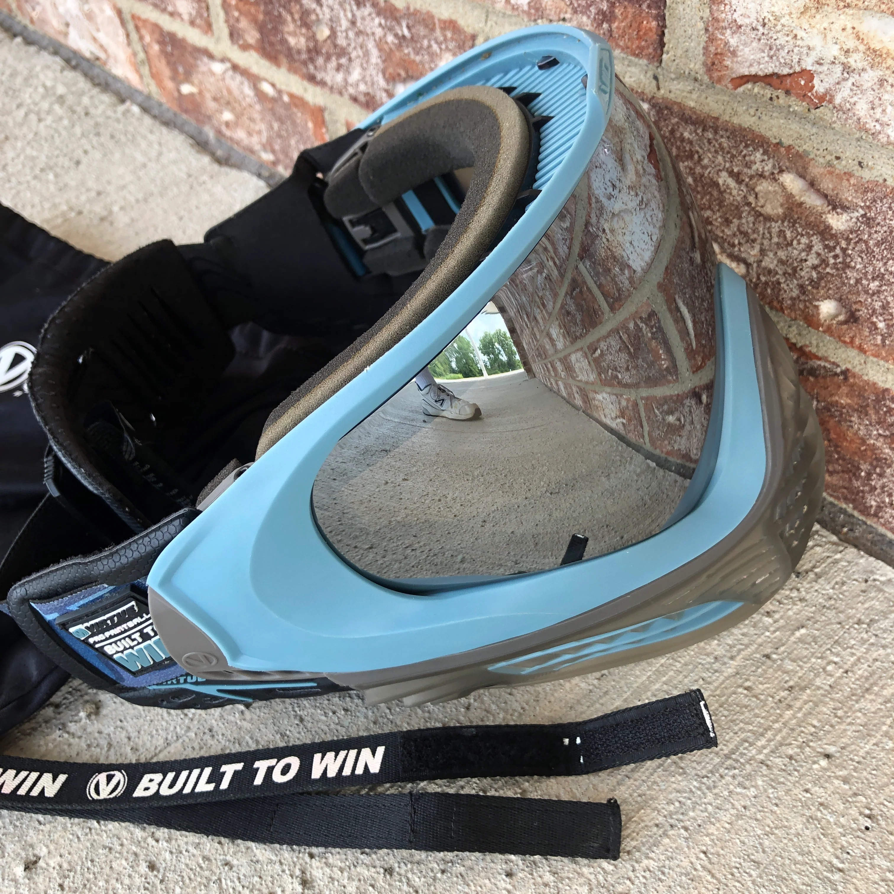 Used Virtue Contour 2 Paintball Mask - Slate Blue - Image 4