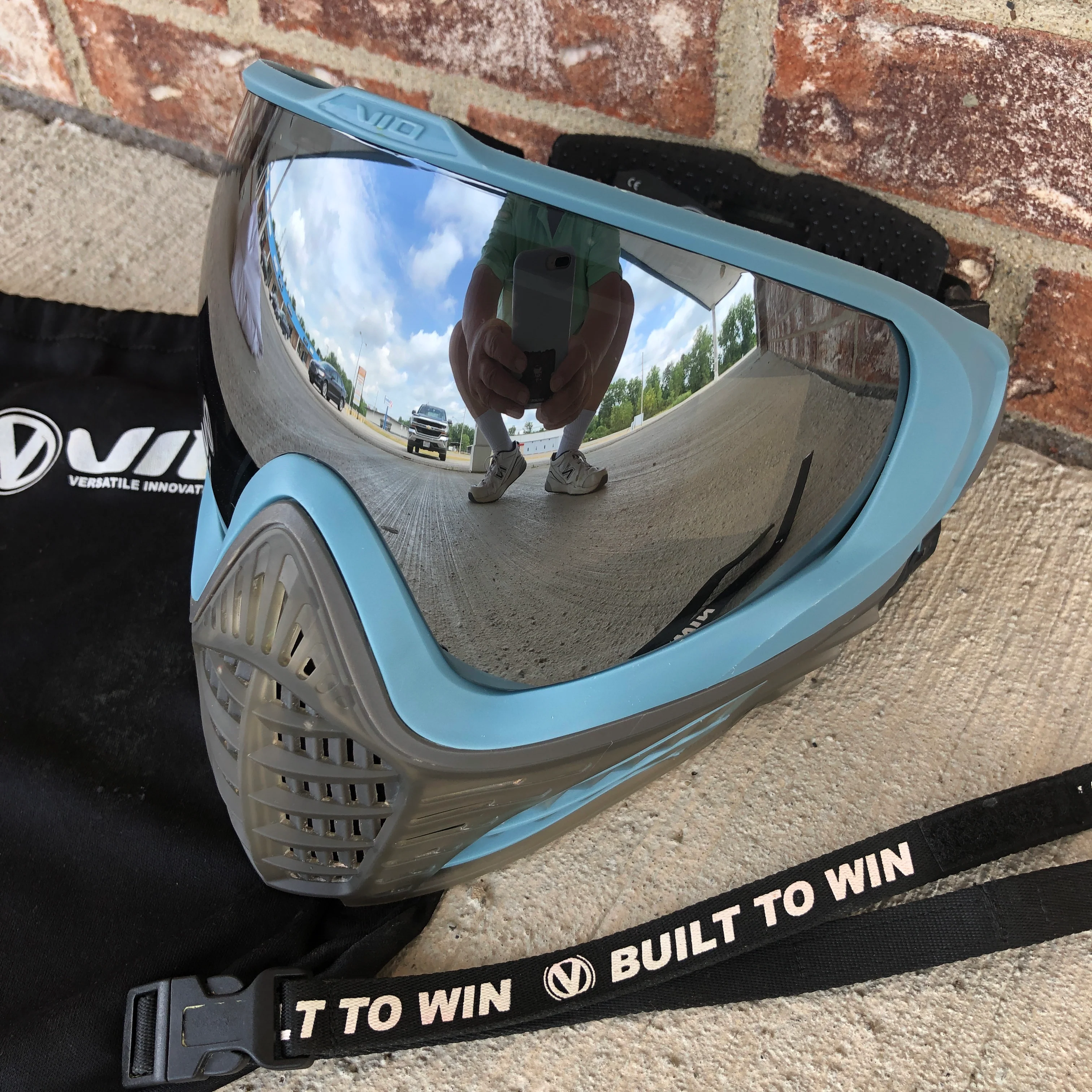 Used Virtue Contour 2 Paintball Mask - Slate Blue - Image 6