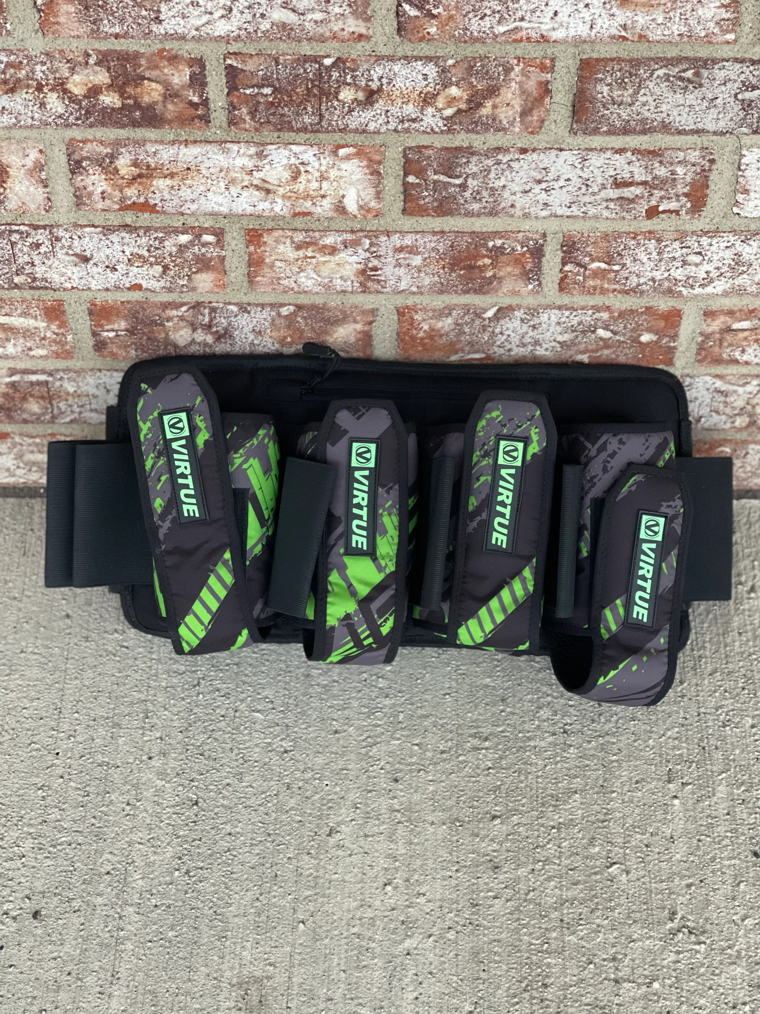 Used Virtue Elite 4+7 Paintball Pod Pack- Lime