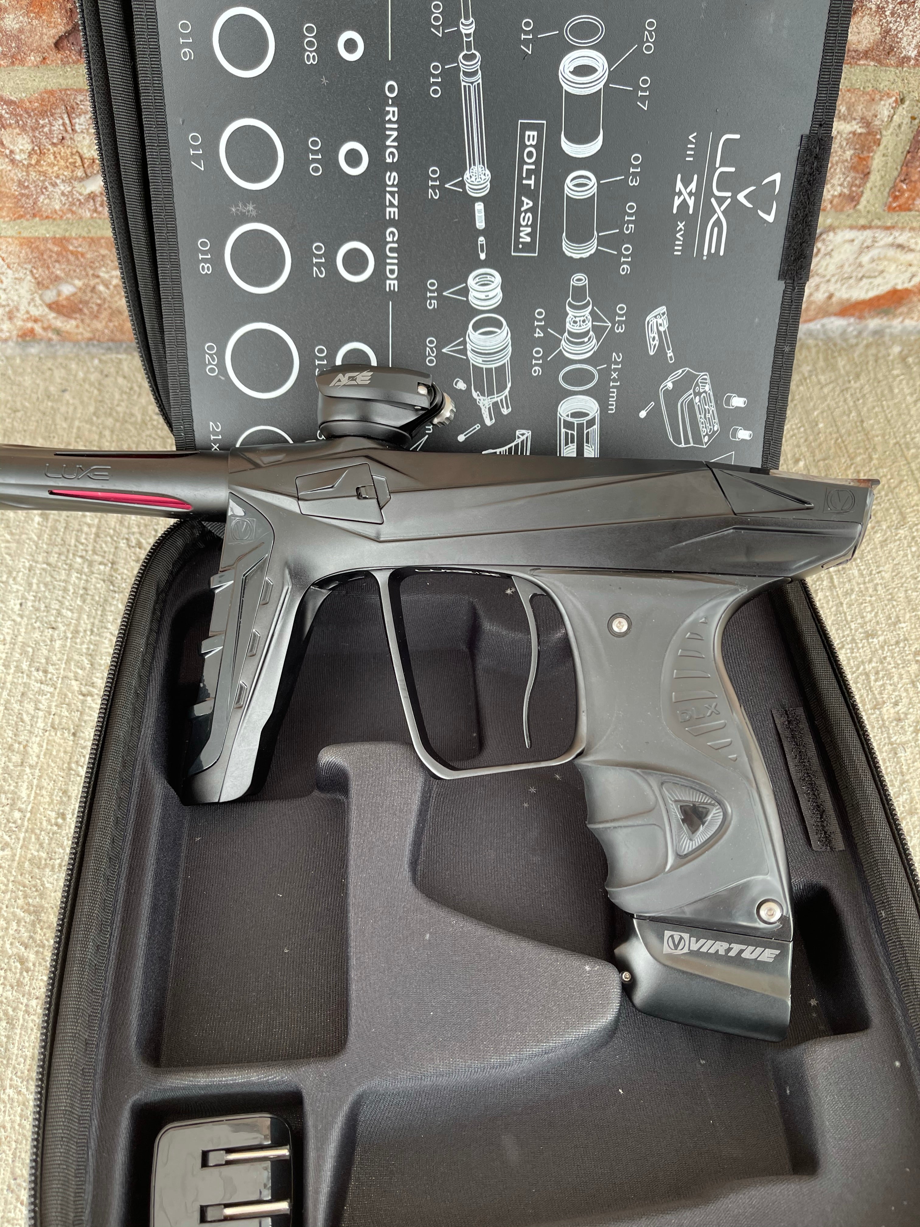 Used Virtue Luxe Ace Paintball Gun - Black - Image 4
