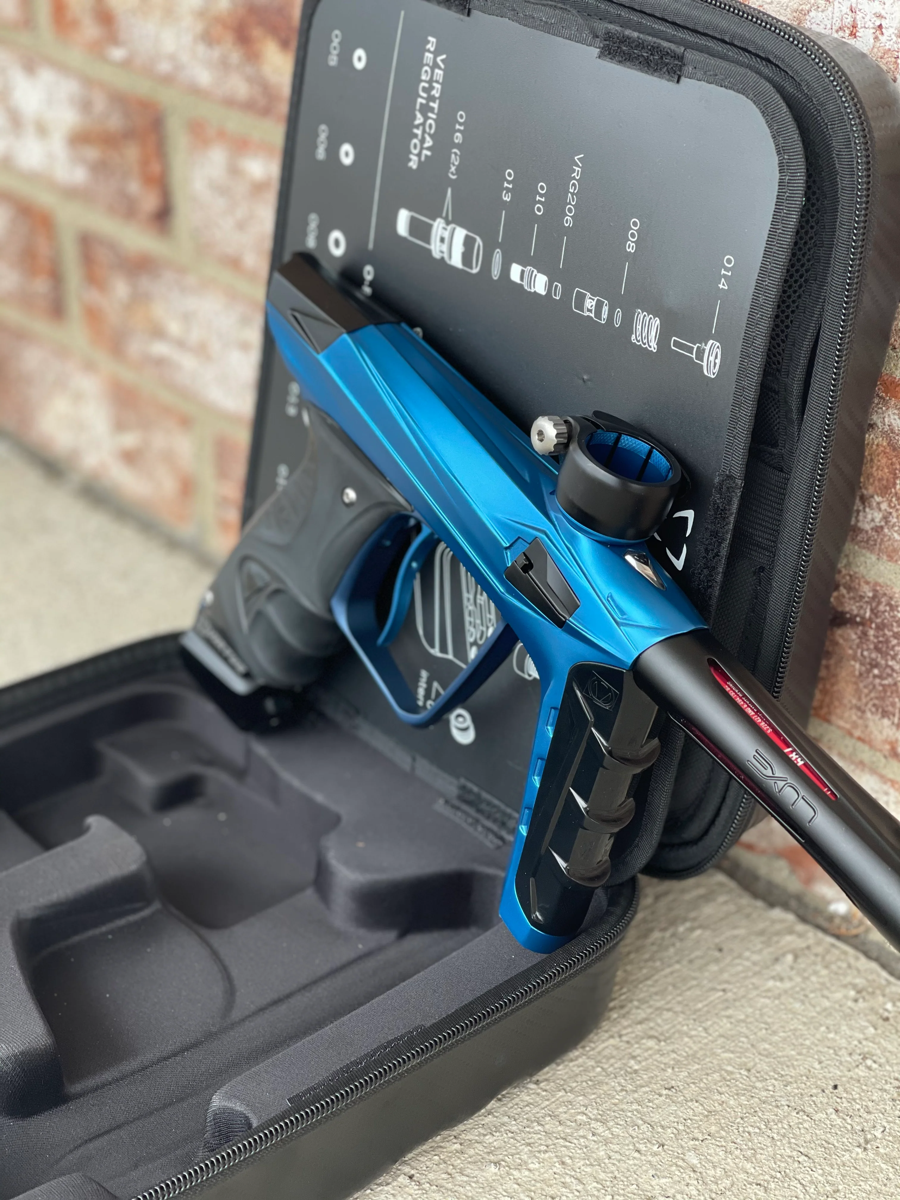 Used Virtue Luxe Ace Paintball Gun - Blue/Black - Image 3