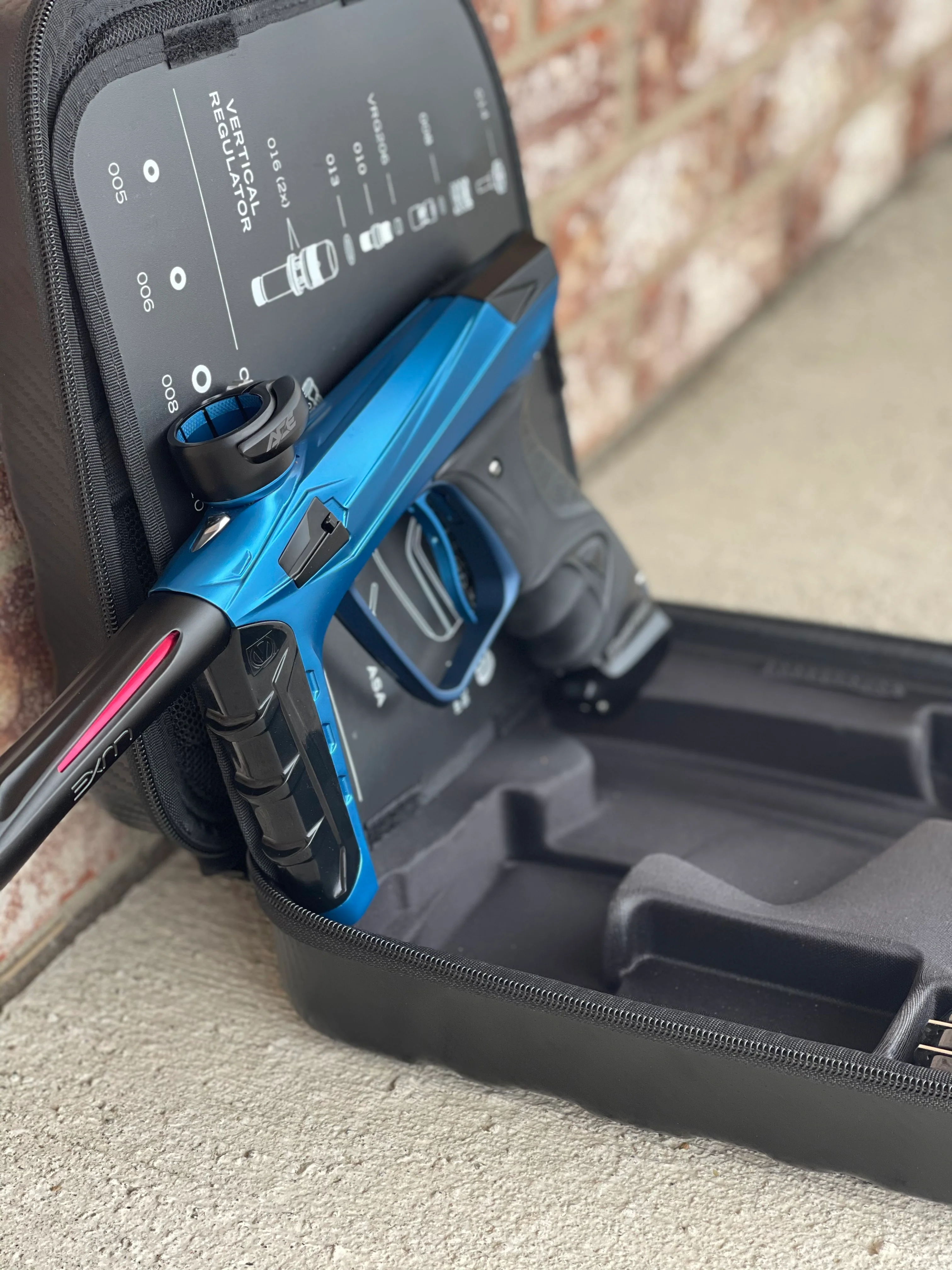 Used Virtue Luxe Ace Paintball Gun - Blue/Black - Image 4