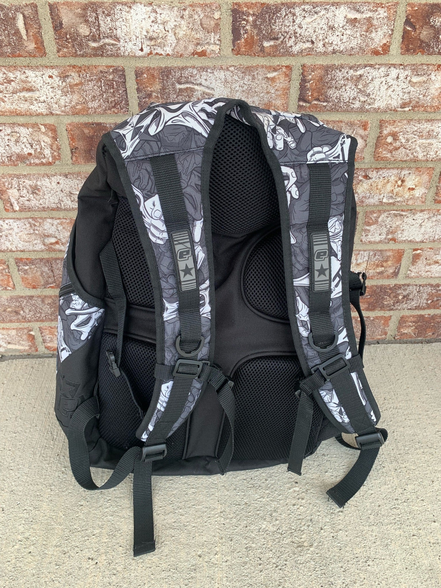 Used Planet Eclipse Back Pack - Black w/ White Hands - Image 2