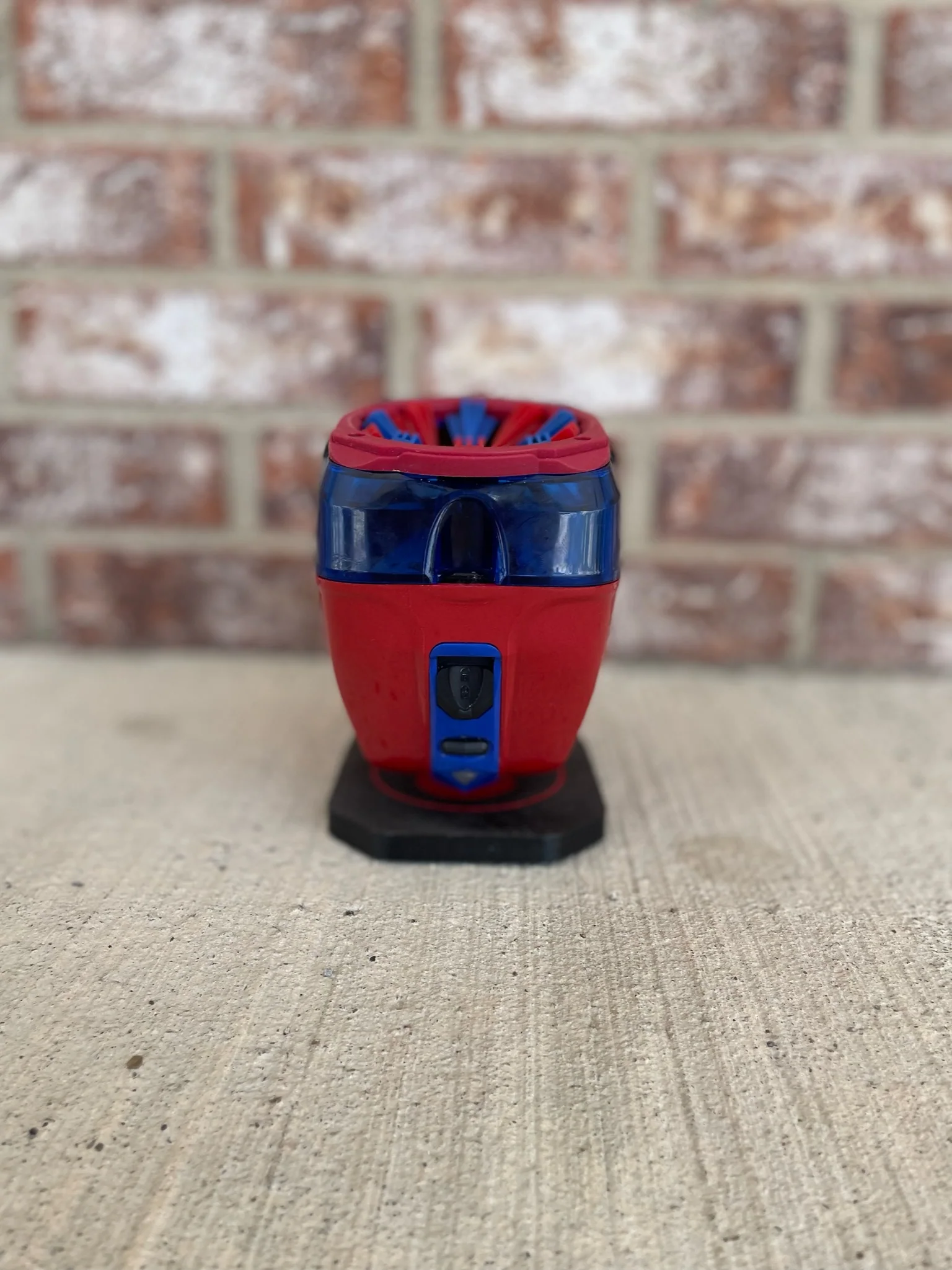 Used Virtue Spire 260 Paintball Loader - Red/Blue w/ Speedfeed - Image 5