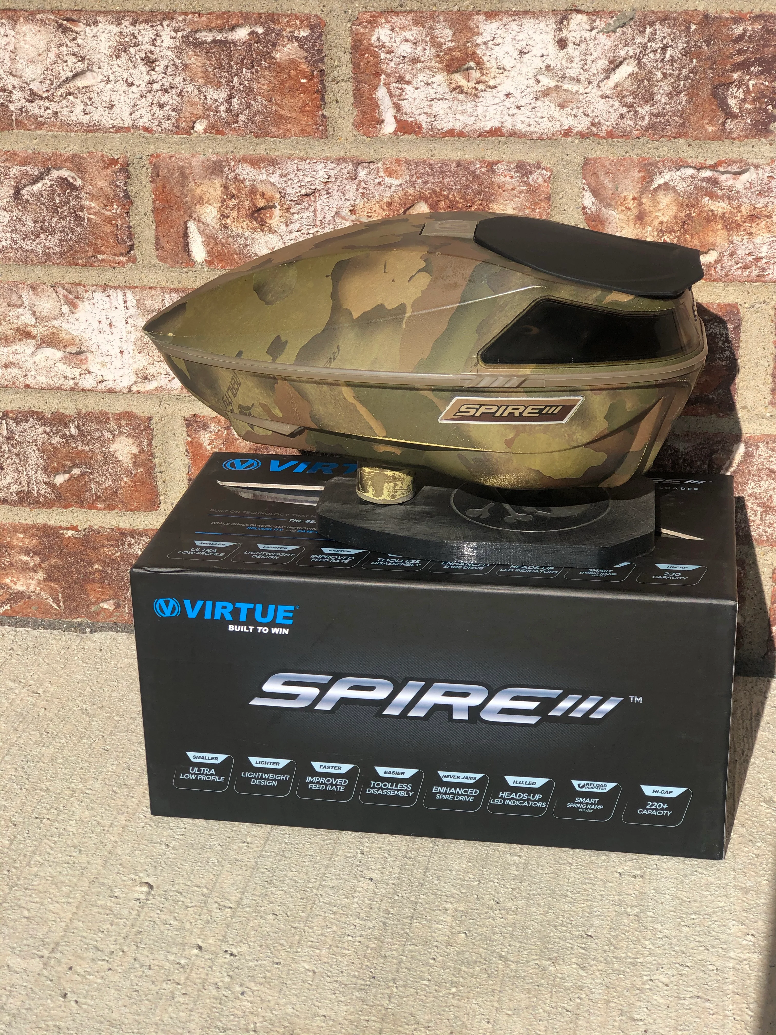 Used Virtue Spire 3 Paintball Loader - Camo - Image 5