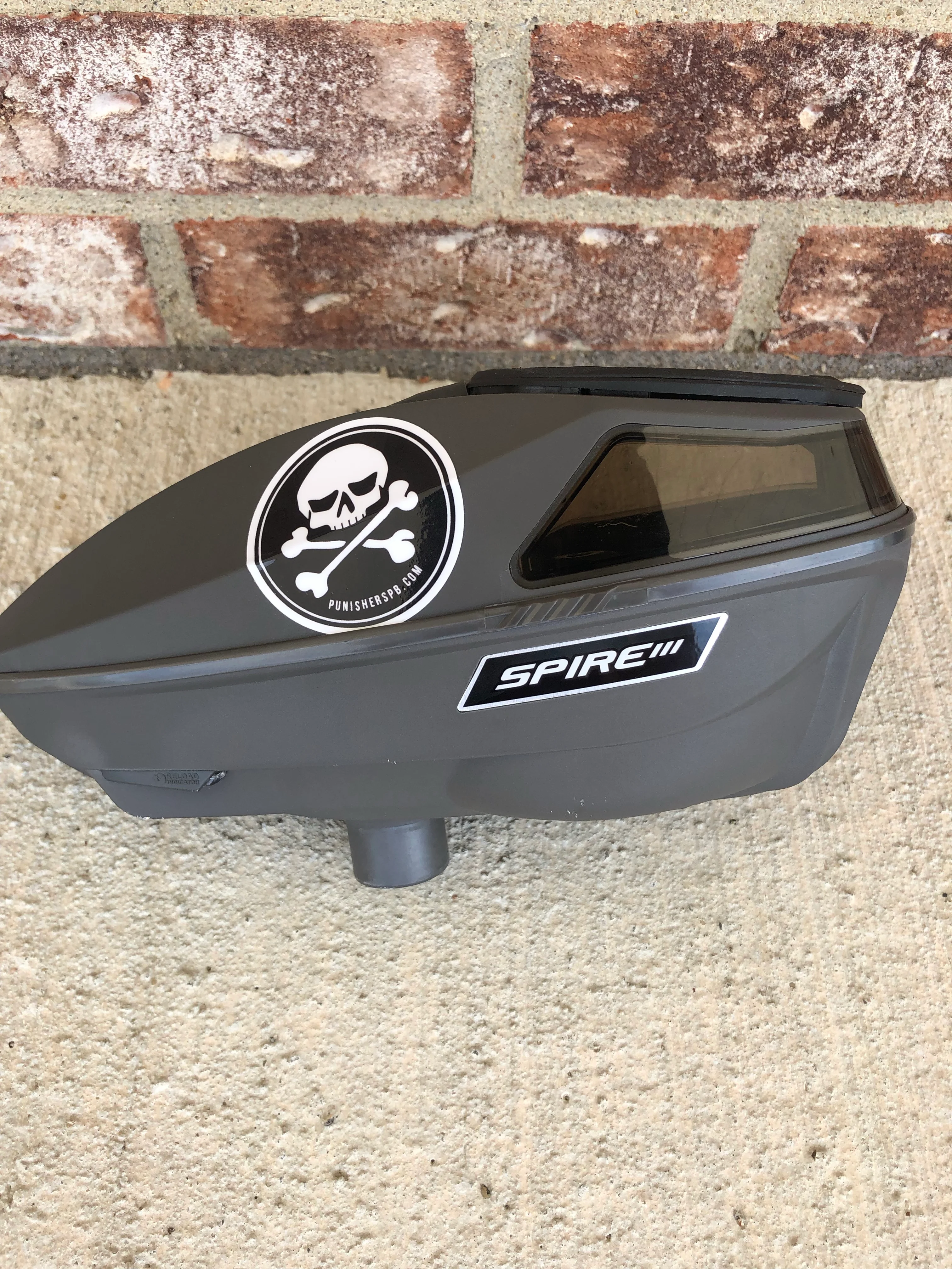Used Virtue Spire 3 Paintball Loader - Dark Slate - Image 2