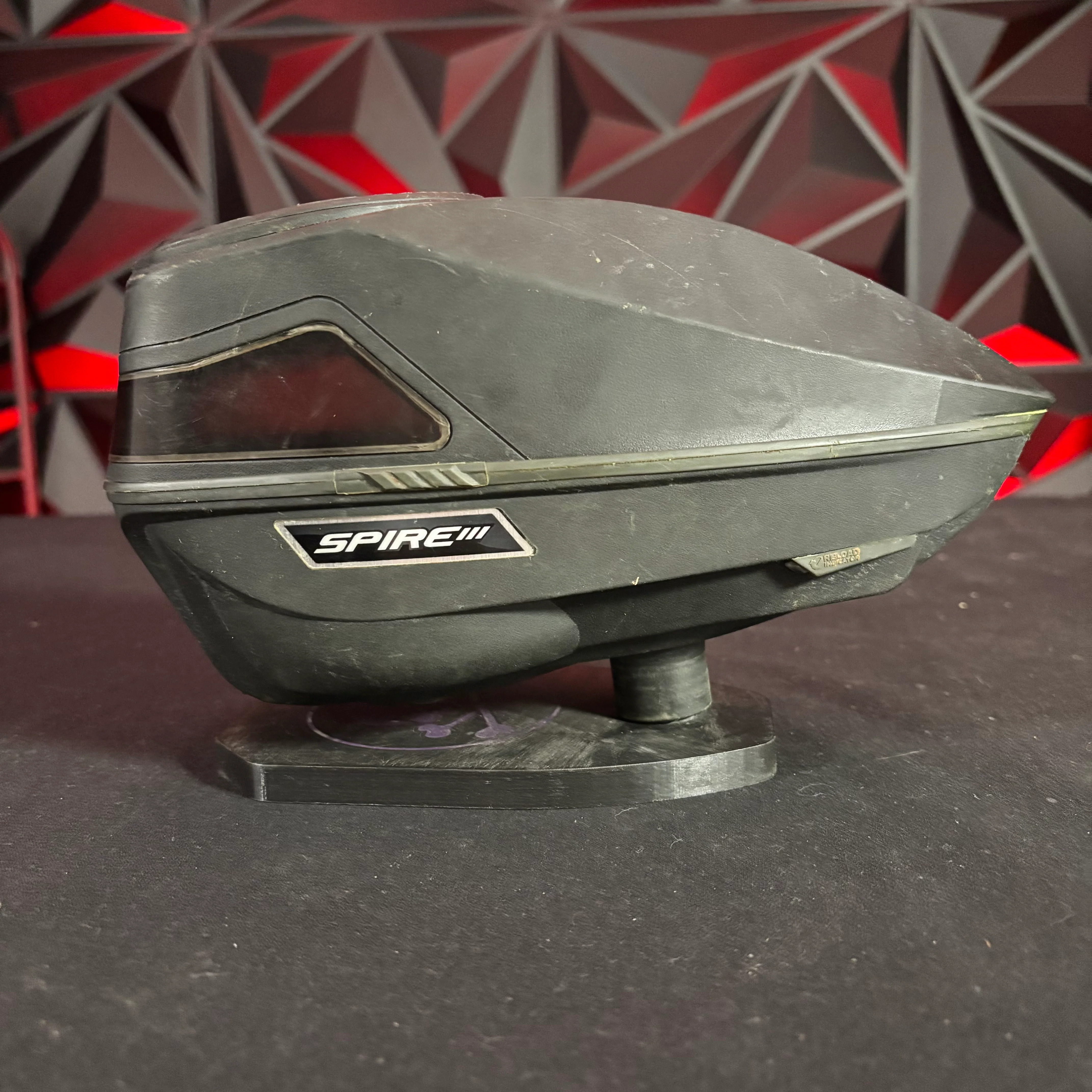 Used Virtue Spire 3 280 Paintball Loader - Black - Image 3