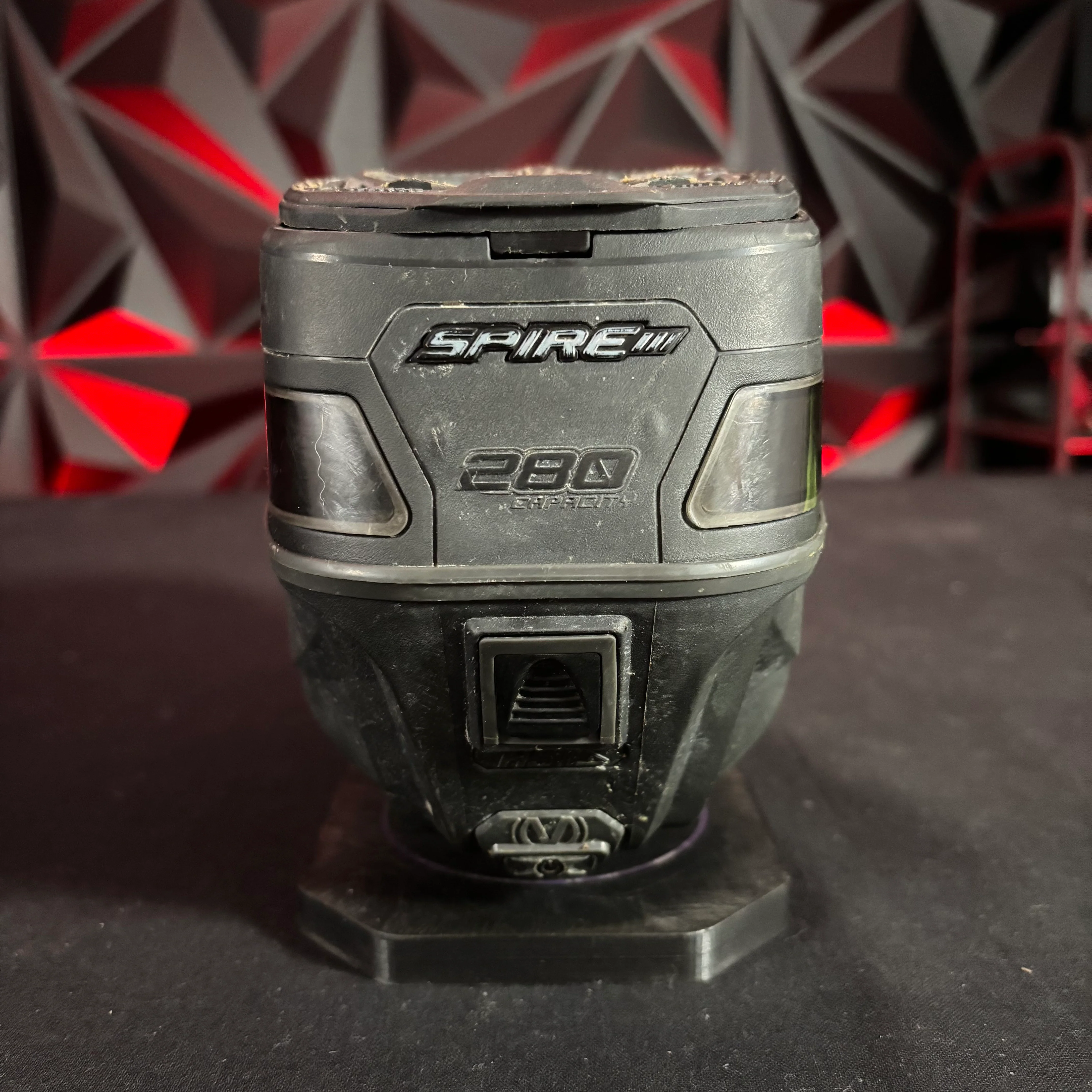 Used Virtue Spire 3 280 Paintball Loader - Black - Image 4