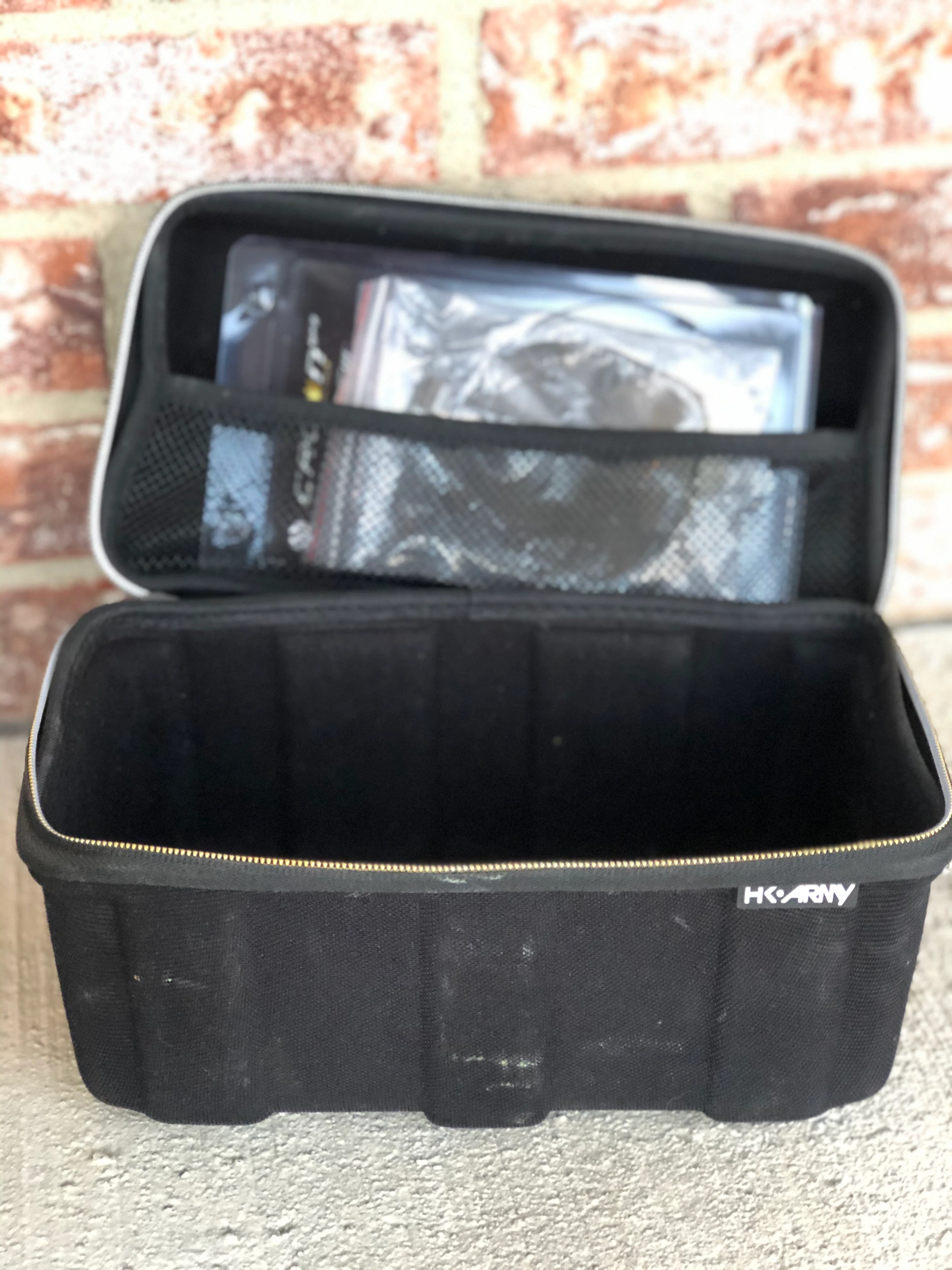 Used Virtue Spire 3 Paintball Loader - Olive w/ HK Loader Case, Speedfeed and Rain Lid - Image 3