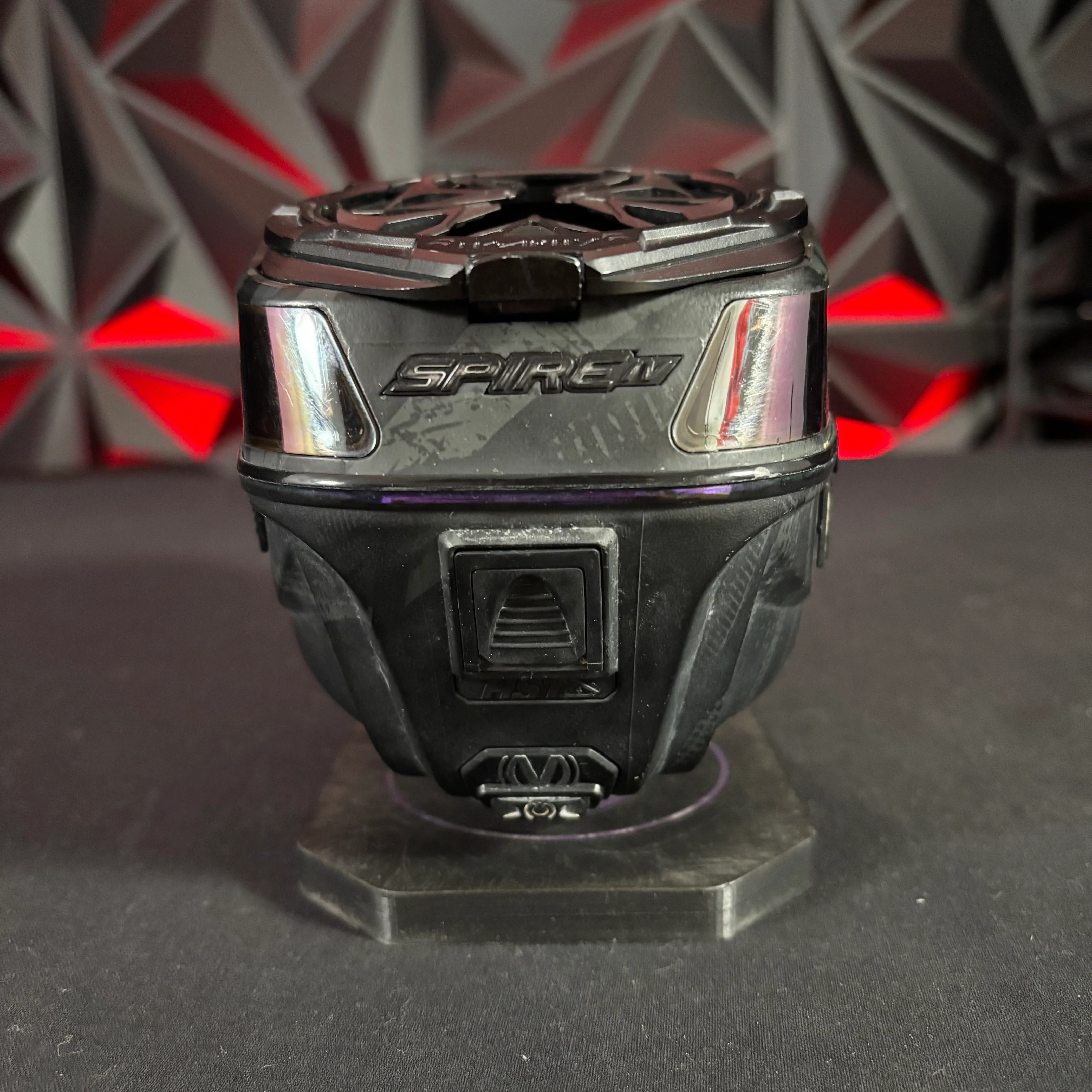 Used Virtue Spire 4 Paintball Loader - Graphic Ice w/ Speed Feed - Image 2