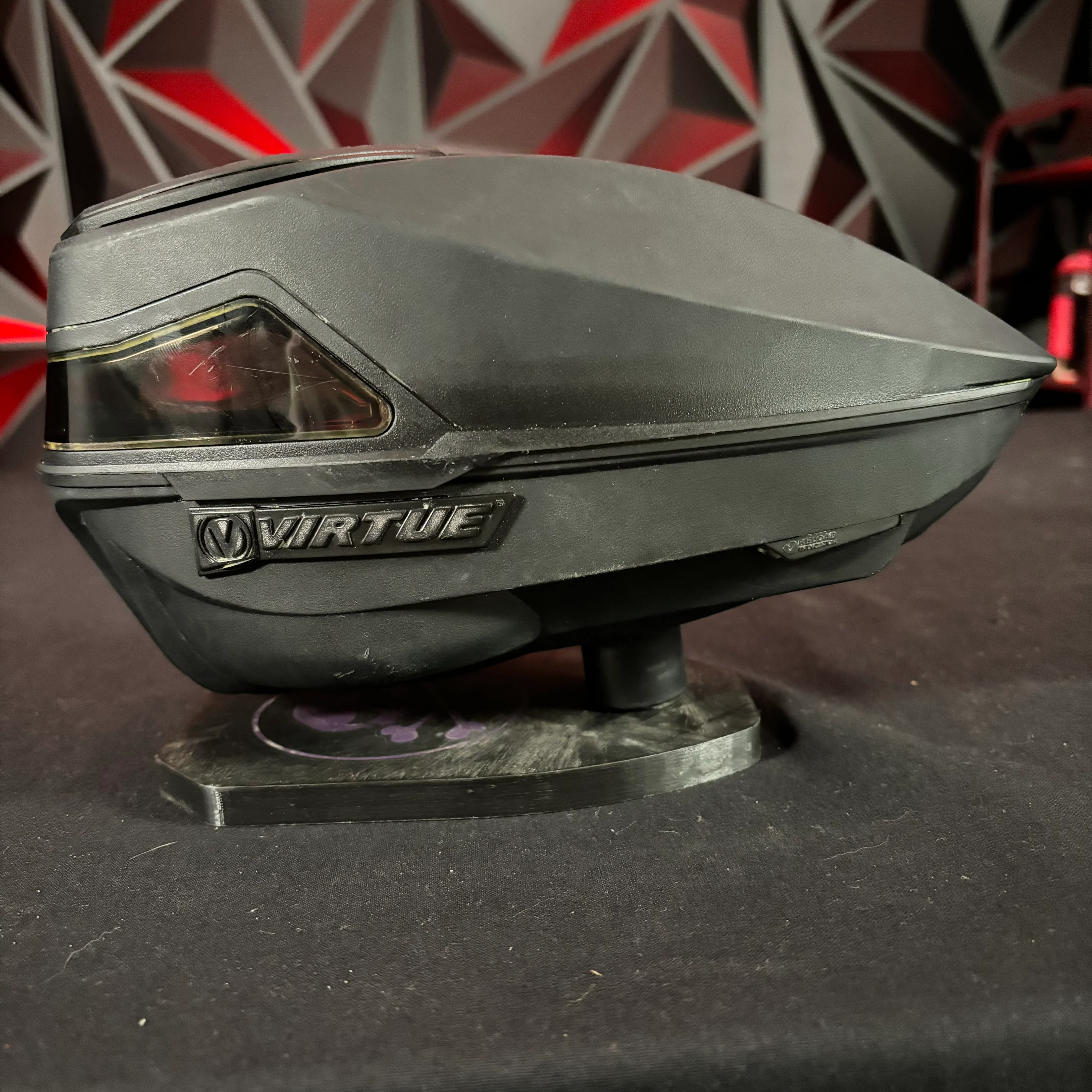 Used Virtue Spire 5 Paintball Loader - 280 Shell - Black w/NTR Speedfeed - Image 8