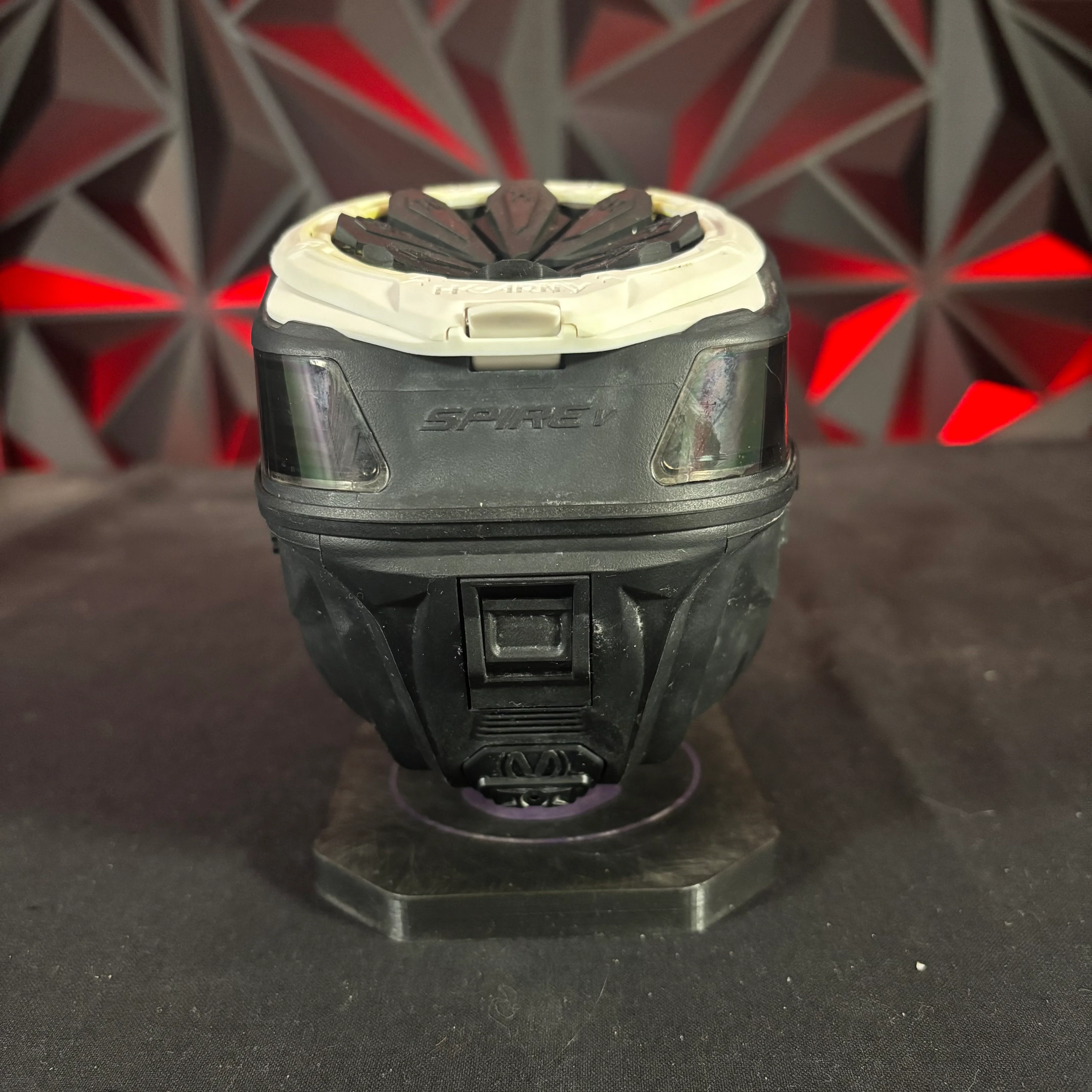 Used Virtue Spire 5 Paintball Loader - Black w/ Speedfeed - Image 2