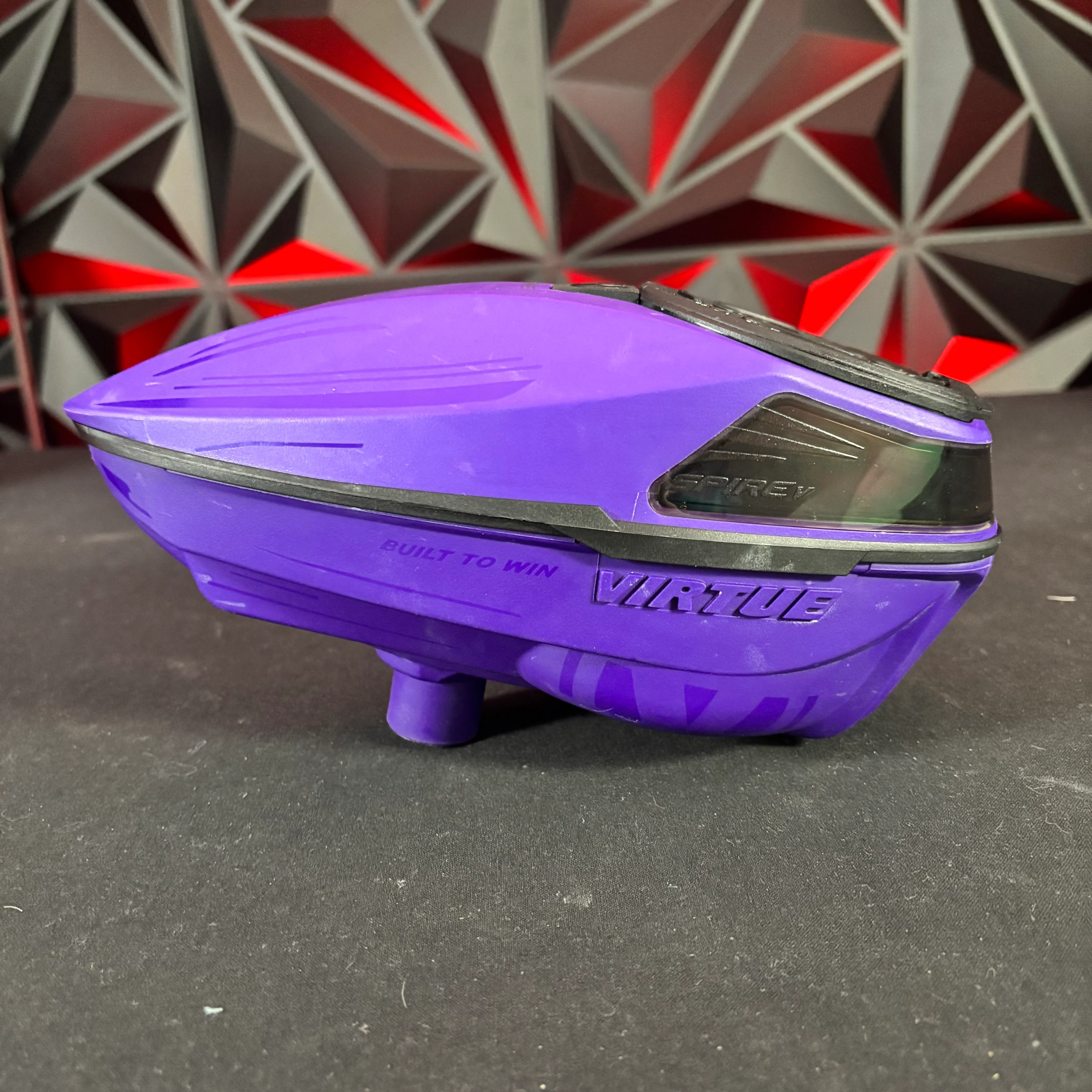 Used Virtue Spire 5 Paintball Loader - Purple/Black - Image 2