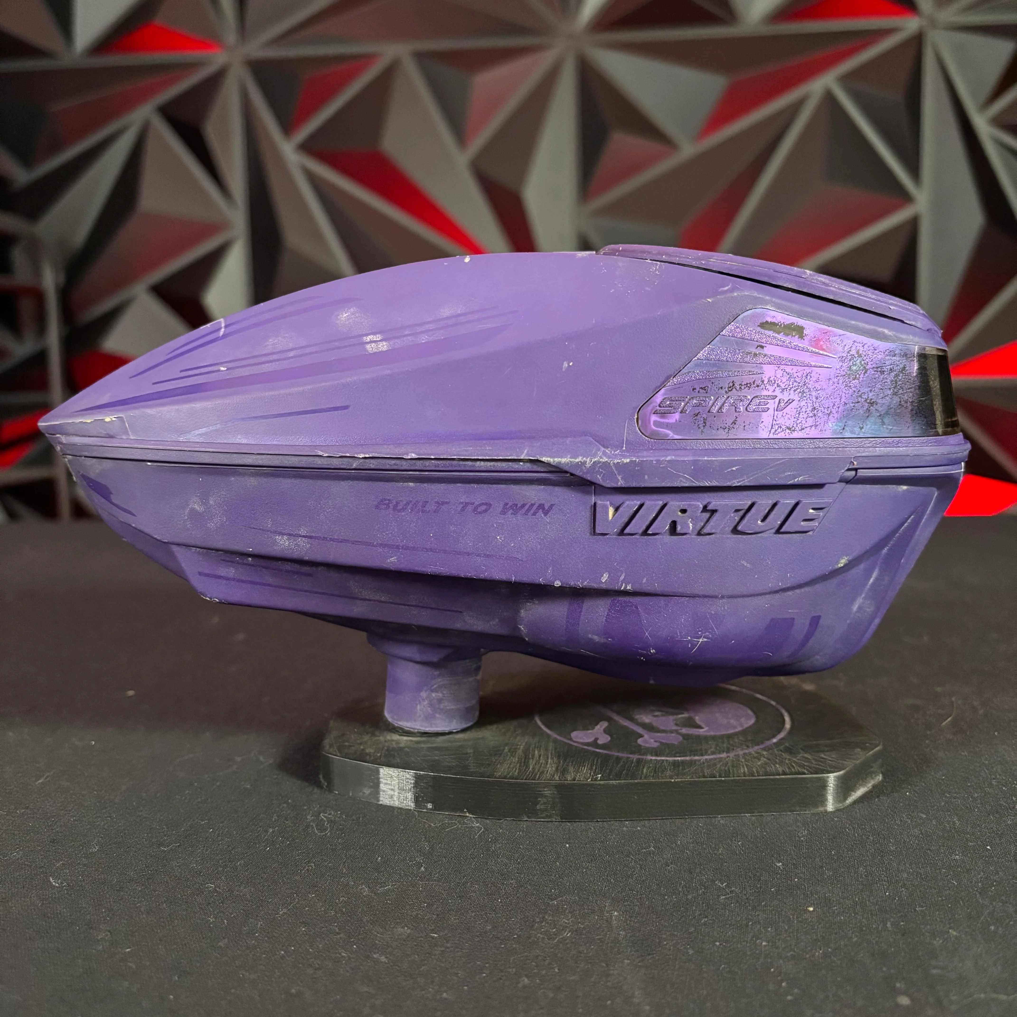 Used Virtue Spire 5 Paintball Loader - Purple - Image 3