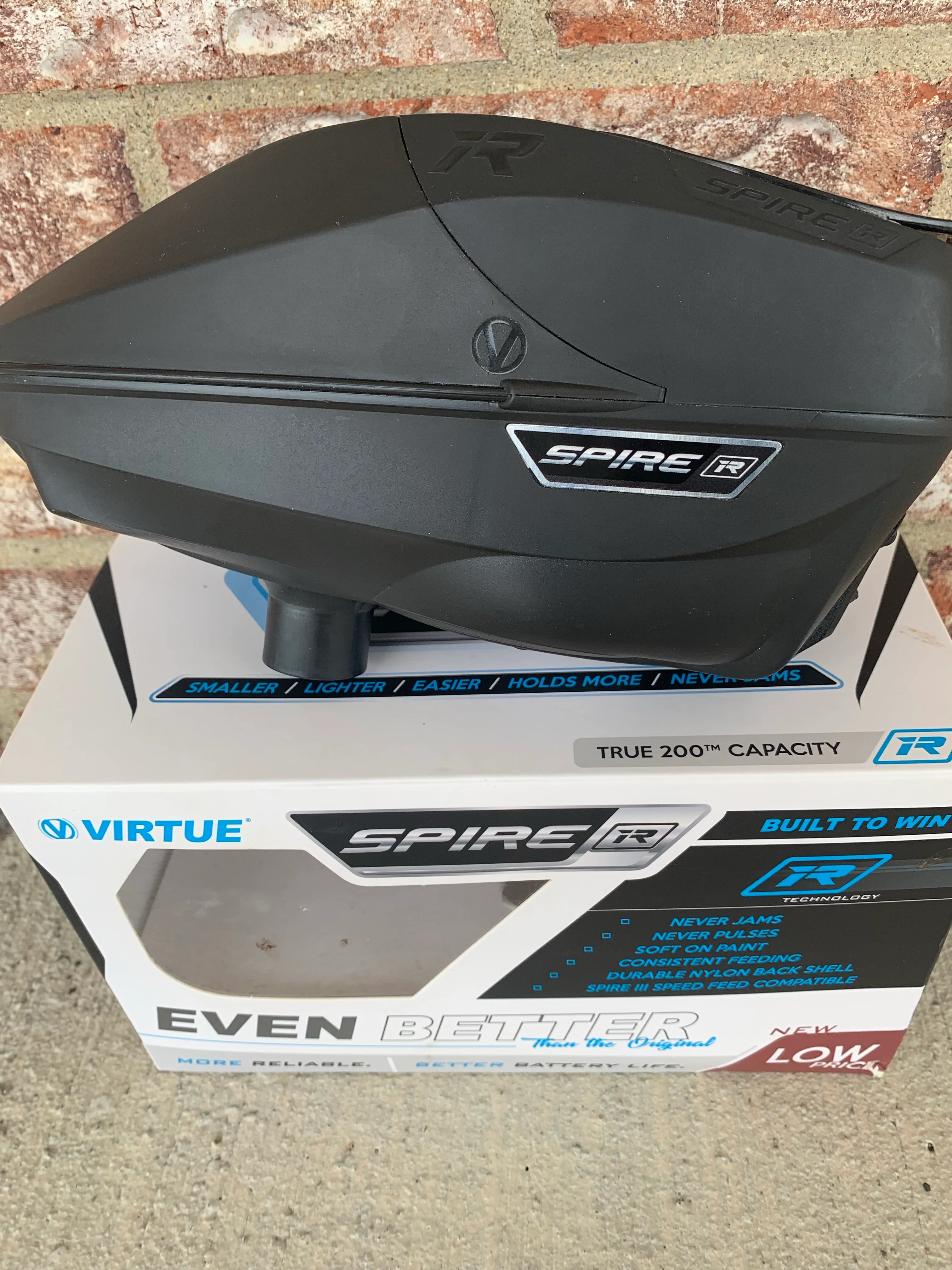 Used Virtue Spire Ir Paintball Loader- Black - Image 5