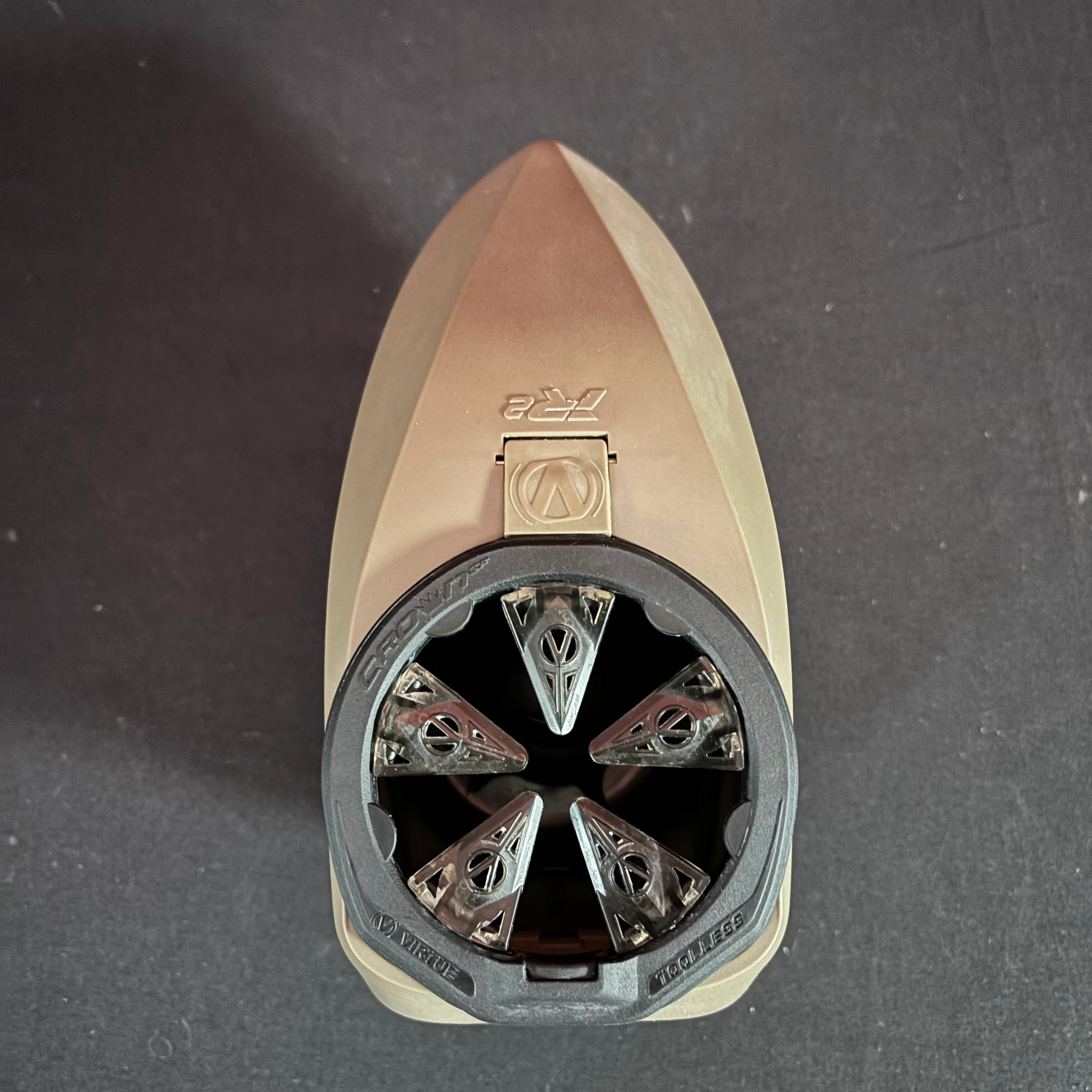 Used Virtue Spire IR2 Paintball Loader - FDE w/ Speed Feed and Spring Ramp - Image 5