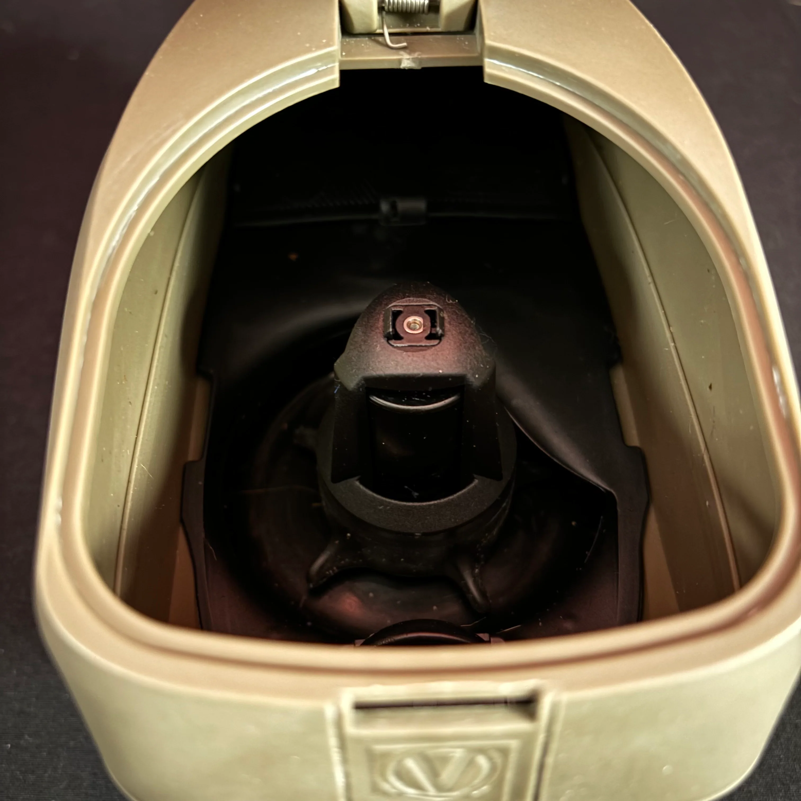 Used Virtue Spire IR2 Paintball Loader - FDE w/ Speed Feed and Spring Ramp - Image 6