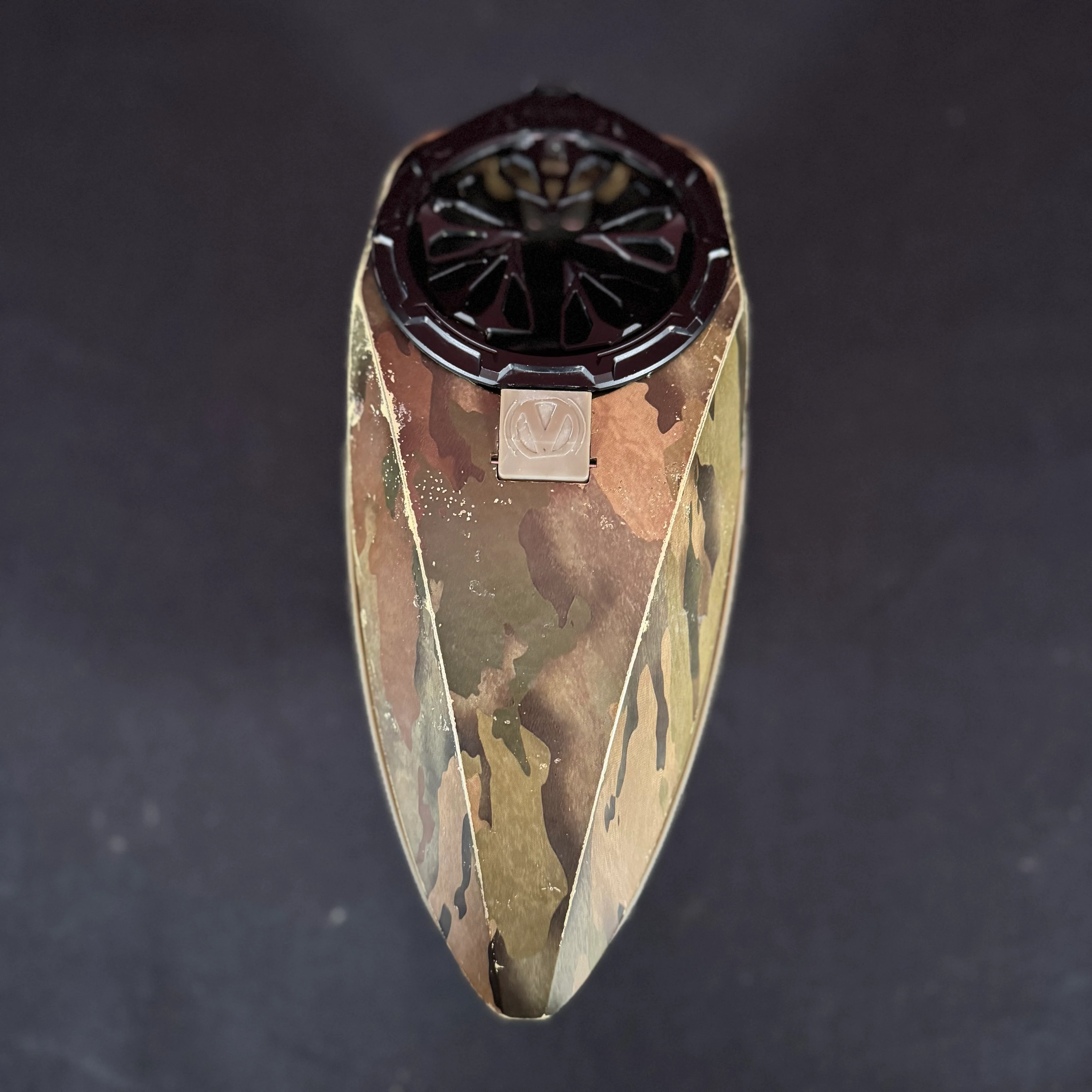 Used Virtue Spire IV Paintball Loader - Camo Top Shell/Graphic Black Bottom Shell w/HK Army Evo Pro Speedfeed - Image 6