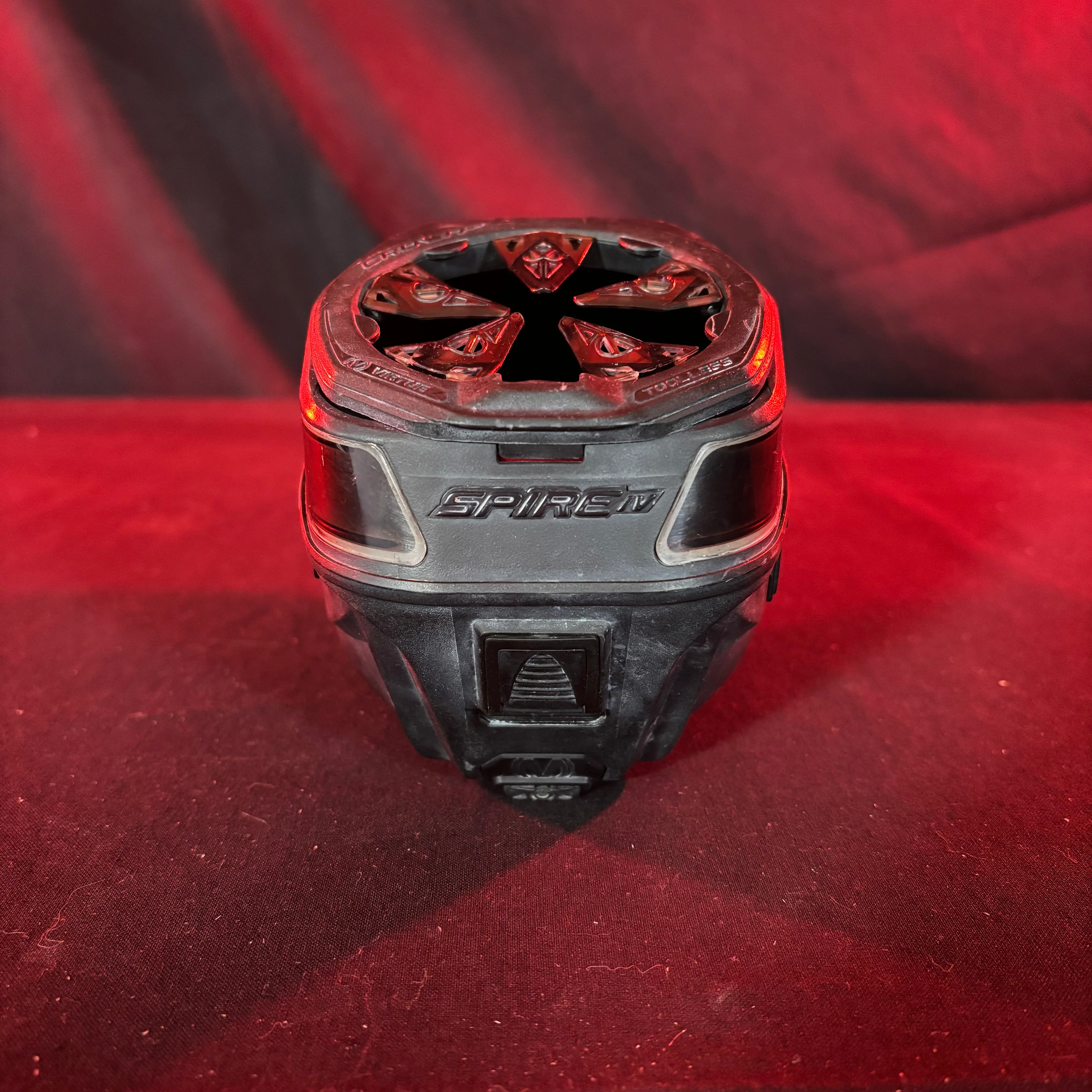 Used Virtue Spire IV Paintball Loader - Black w/ Speedfeed - Image 2