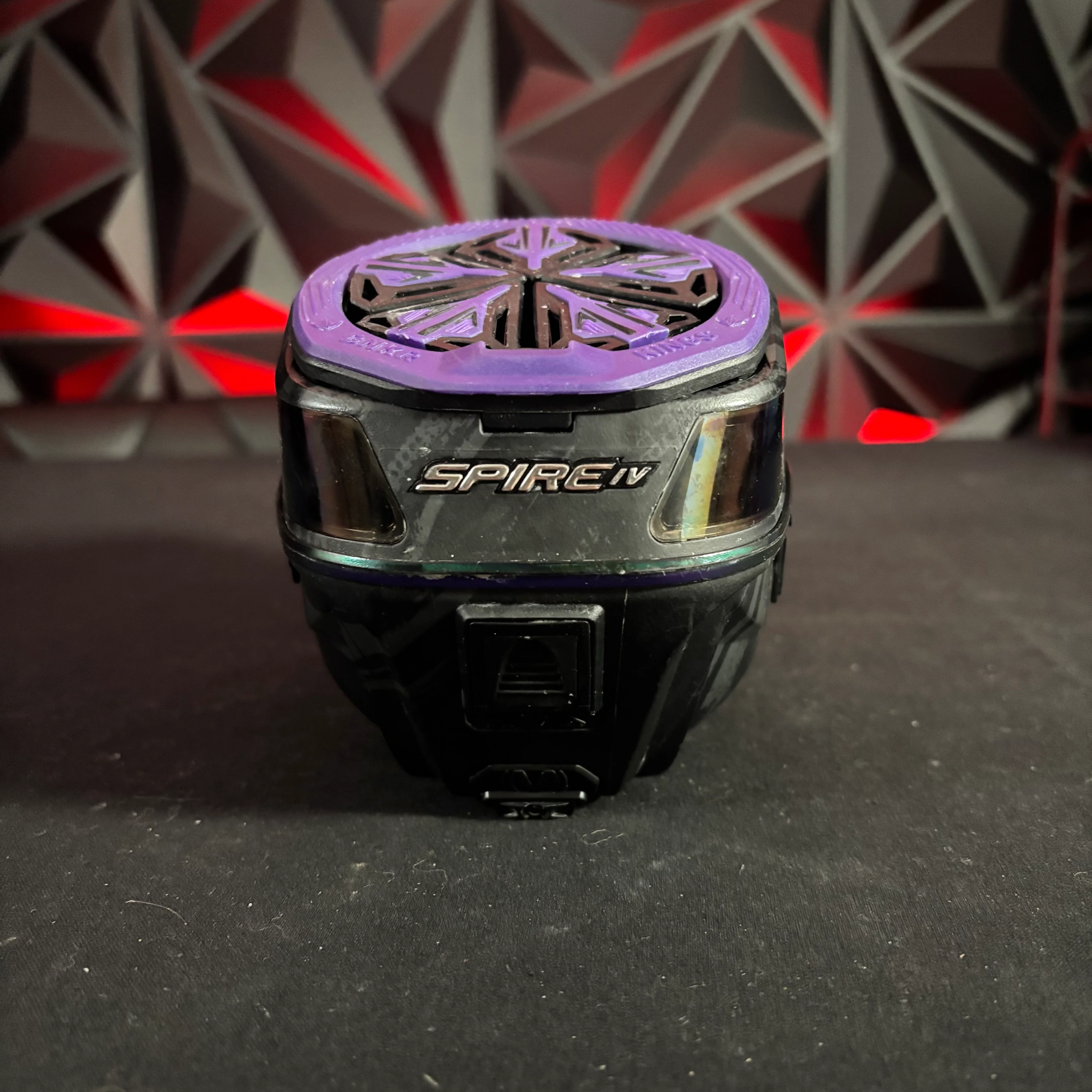 Used Virtue Spire IV Paintball Loader - Graphic Amethyst w/ Purple NTR - Image 3