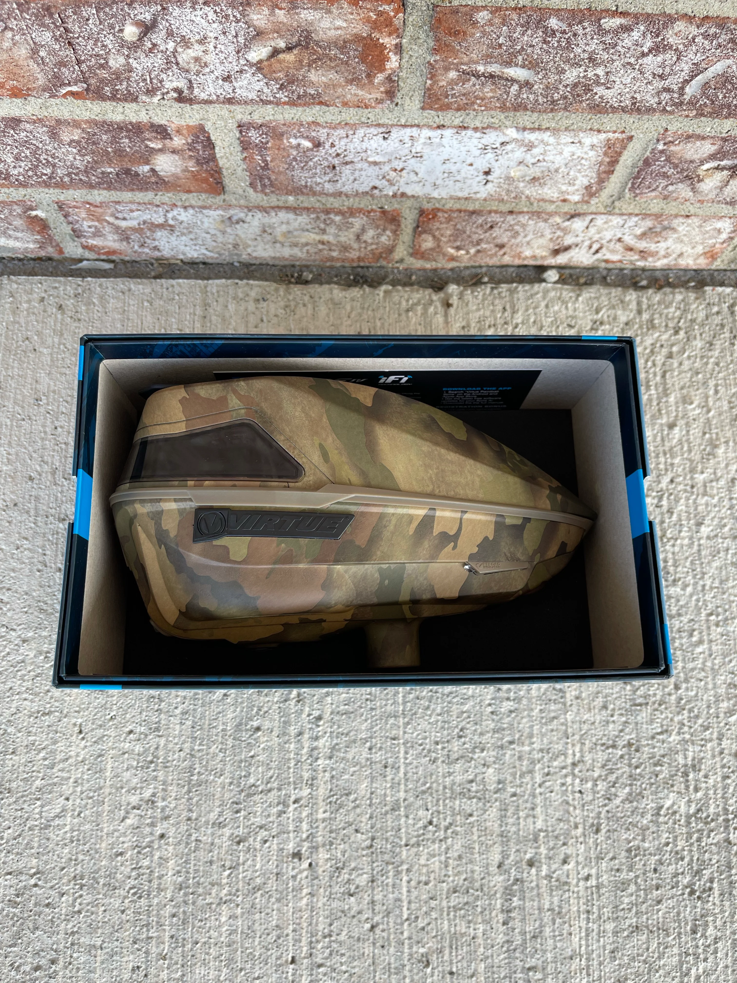 Used Virtue Spire IV Paintball Loader - Reality Brush Camo 280 w/ Spire 3 internals - Image 4