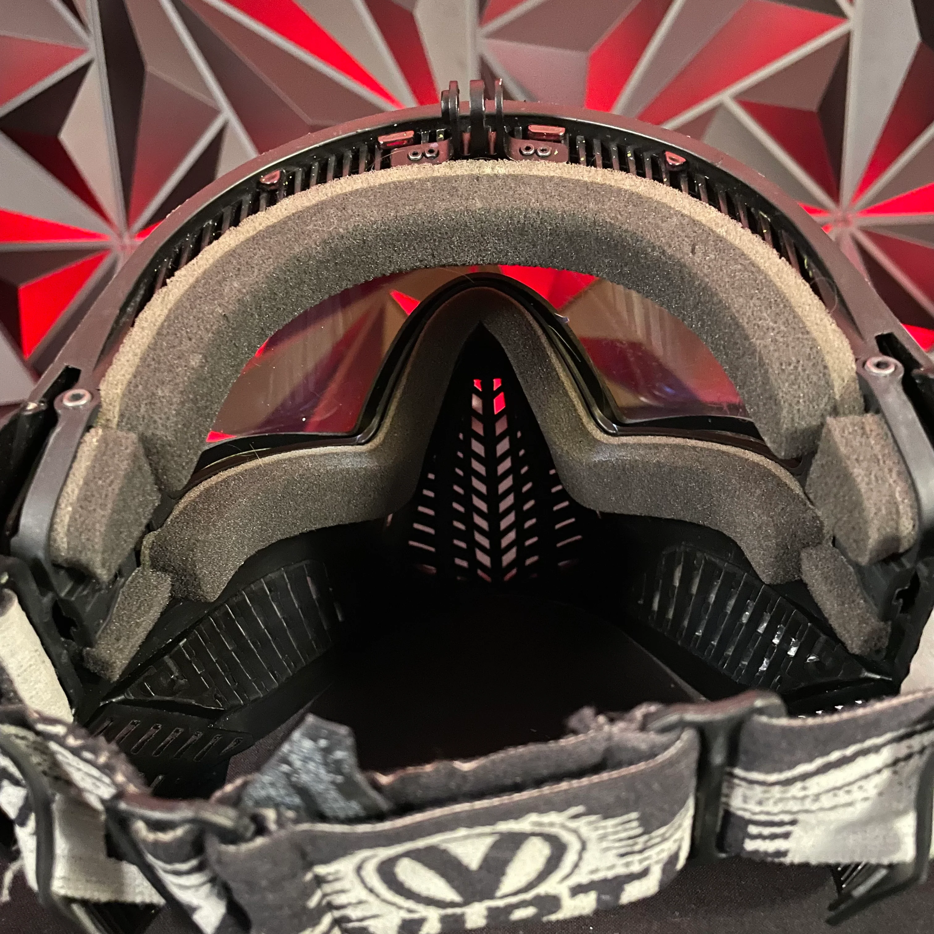 Used Virtue Vio Ascend Paintball Mask - Black w/GoPro Goggle Mount - Image 4
