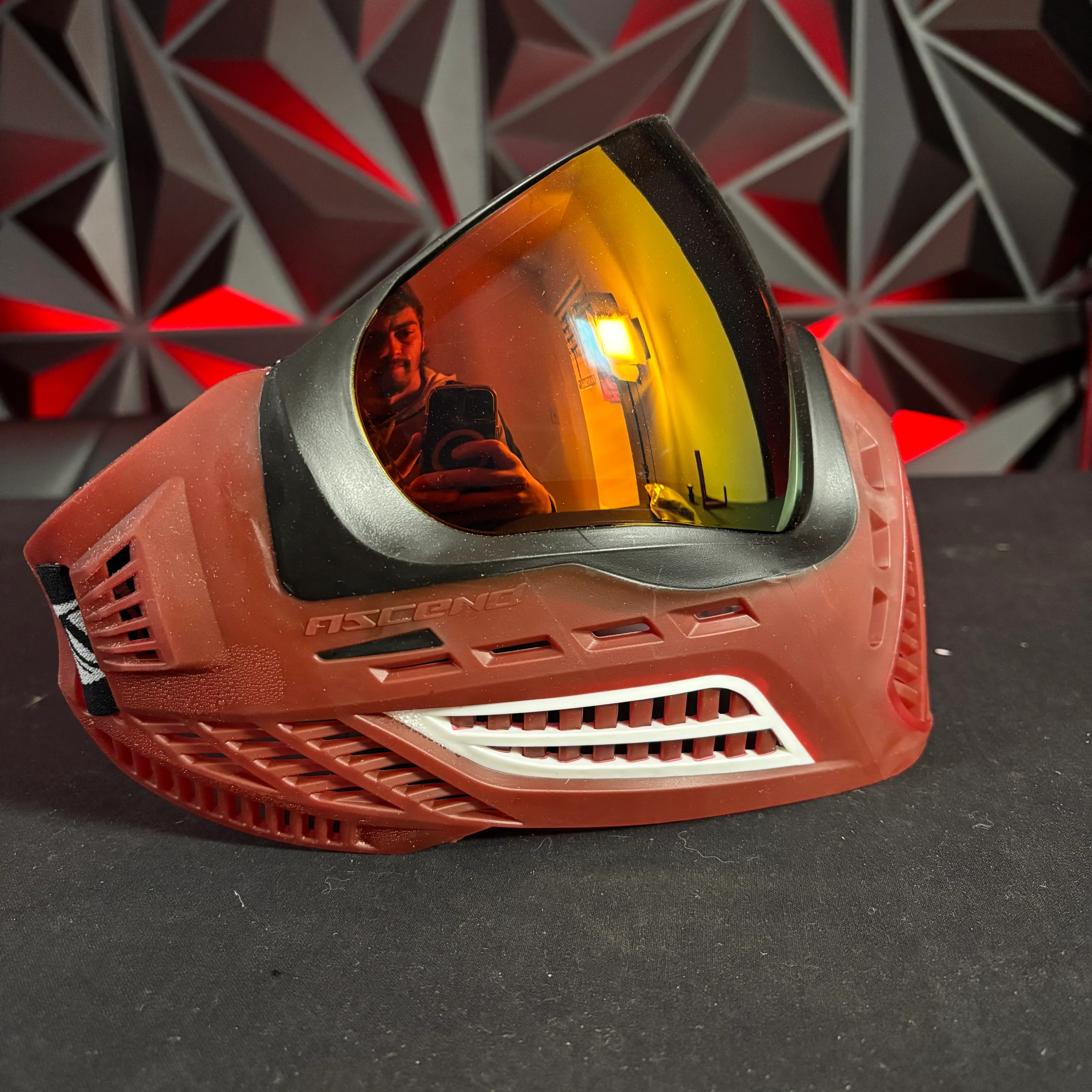 Used *Display* Virtue Vio Ascend Paintball Mask - Crystal Fire - Image 2