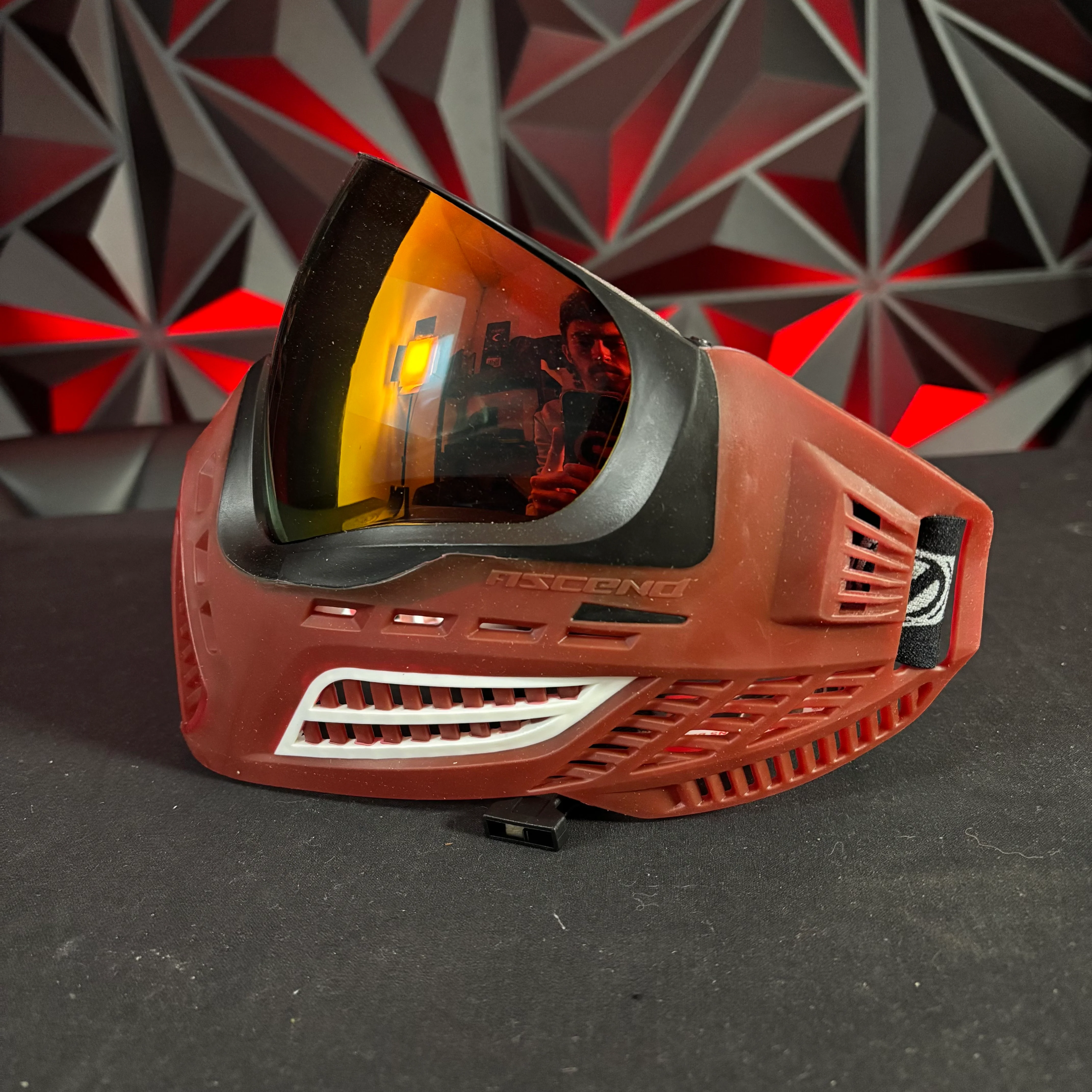 Used *Display* Virtue Vio Ascend Paintball Mask - Crystal Fire - Image 5