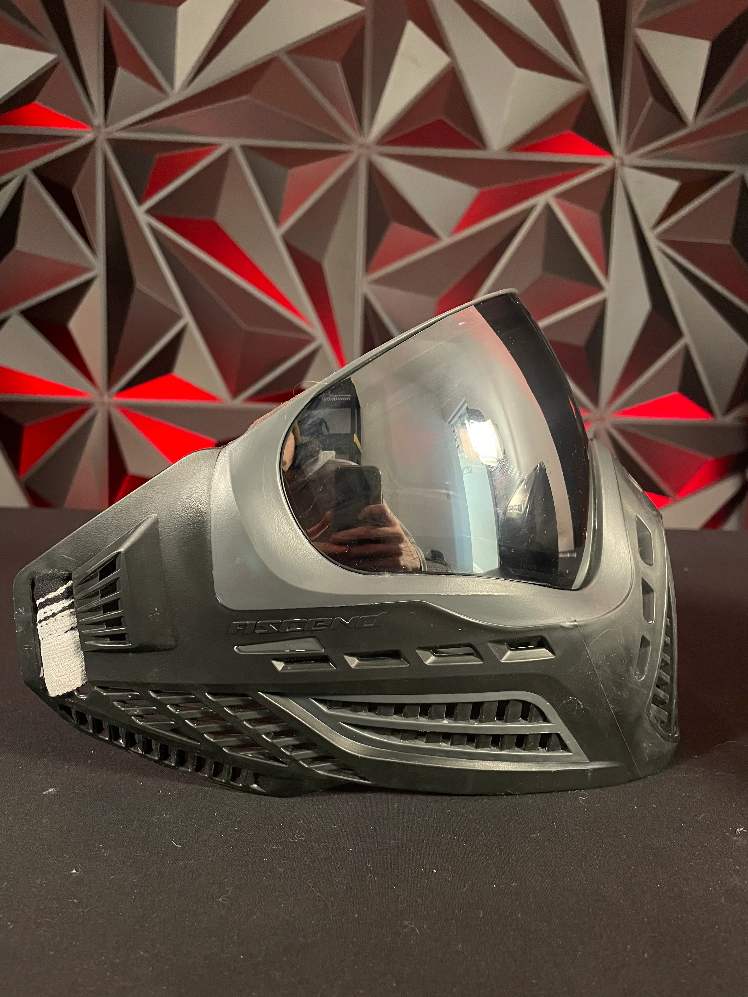 Used Virtue Vio Ascend Paintball Mask - Black w/ Exalt Carbon Goggle Case - Image 3