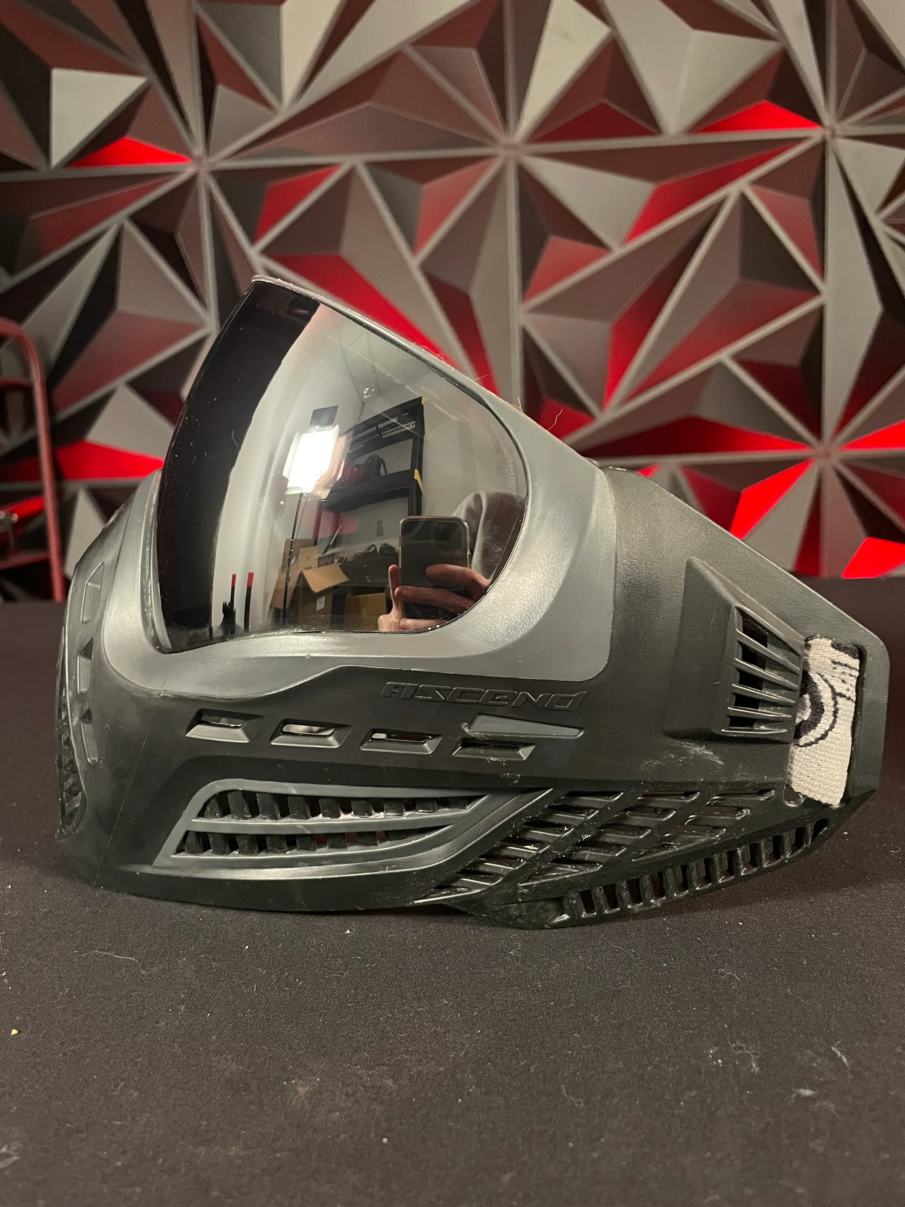 Used Virtue Vio Ascend Paintball Mask - Black w/ Exalt Carbon Goggle Case - Image 4