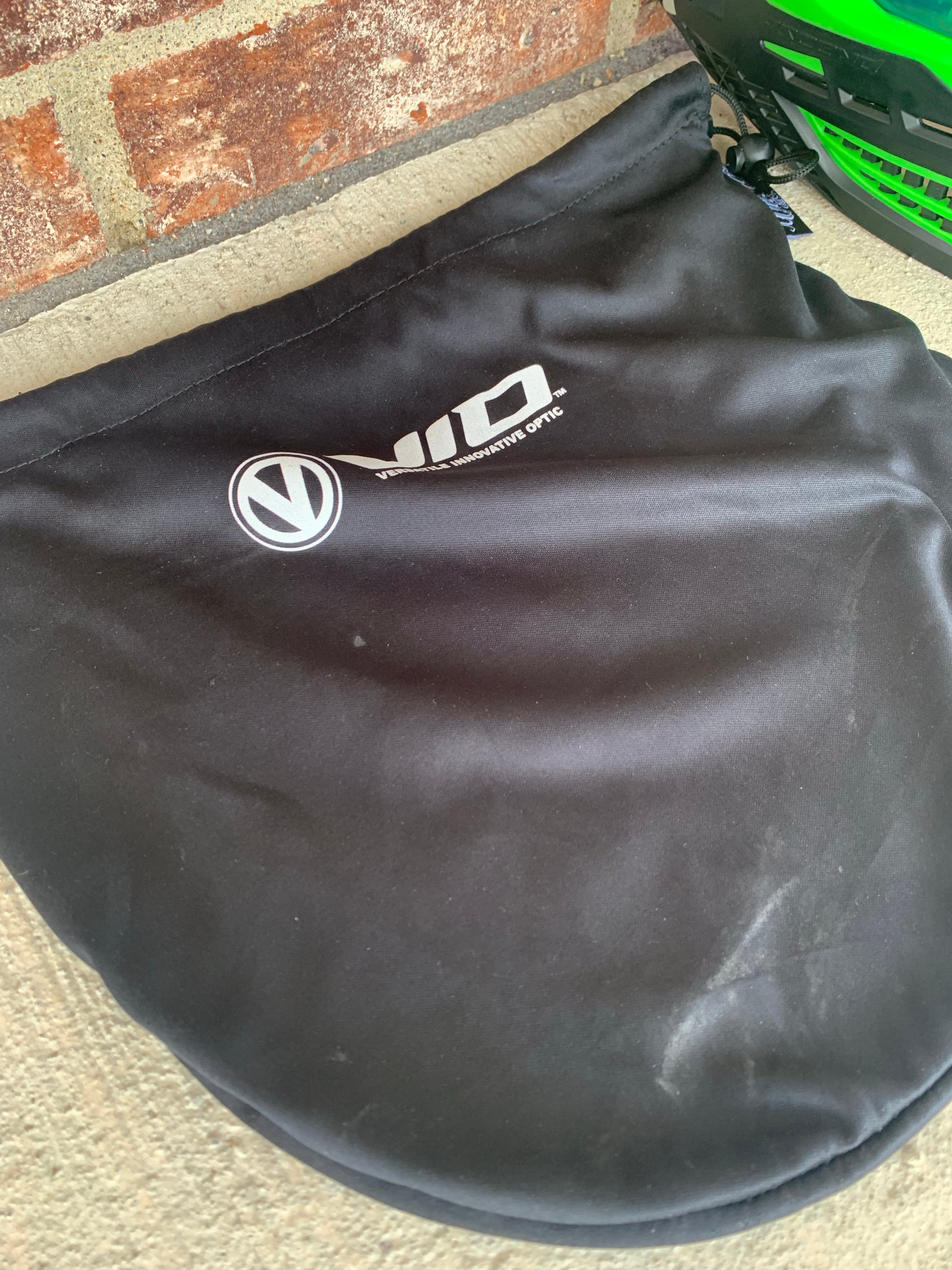 Used Virtue Vio Ascend Paintball Mask- Lime Emerald - Image 4