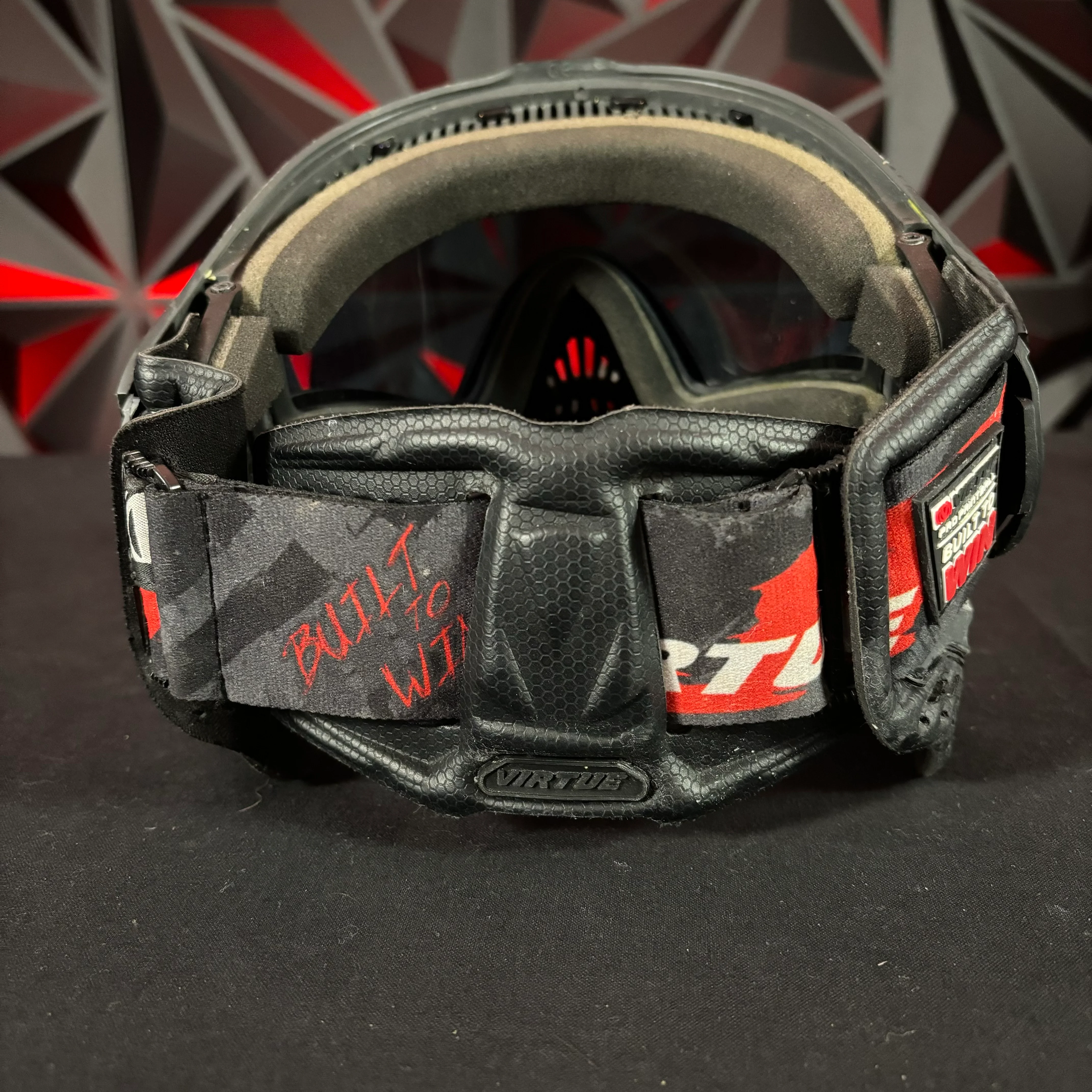 Used Virtue Vio Contour 2 Paintball Mask - Graphic Fire - Image 4