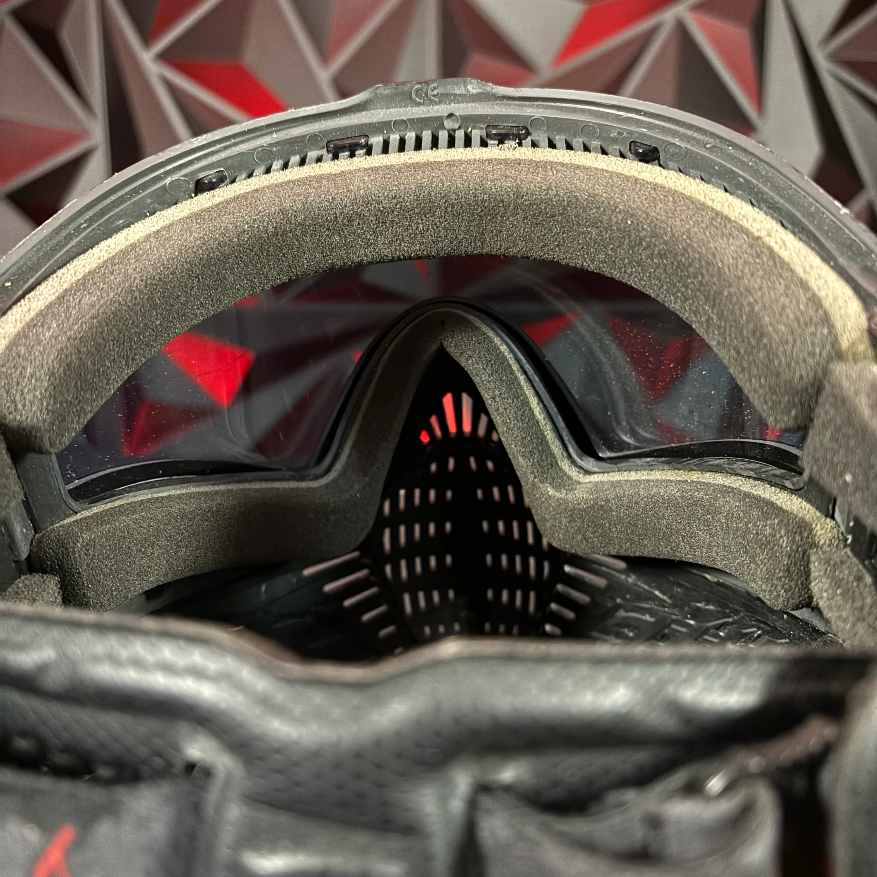 Used Virtue Vio Contour 2 Paintball Mask - Graphic Fire - Image 5