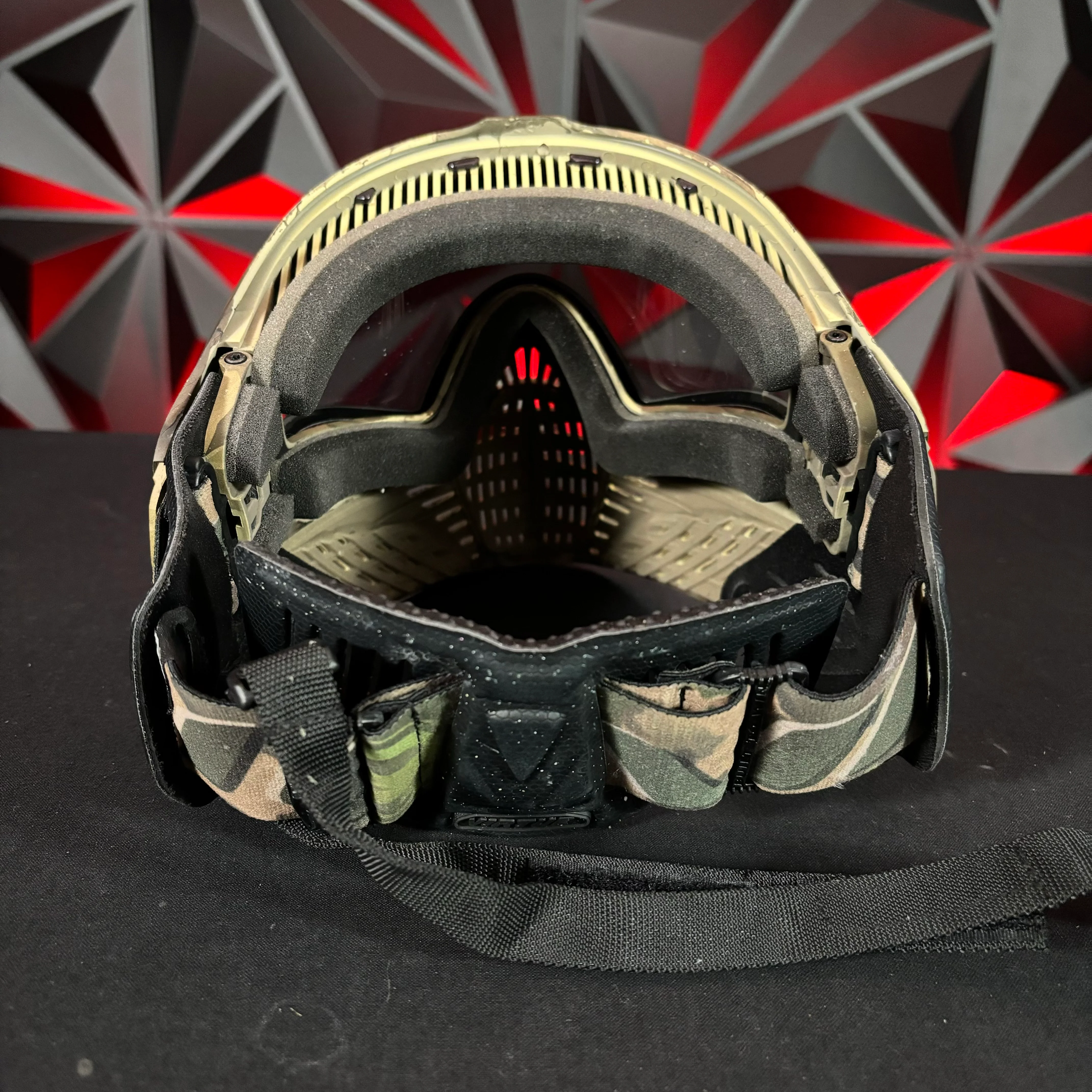 Used Virtue Vio Contour 2 Paintball Mask - Highland Camo w/Soft Goggle Bag - Image 3