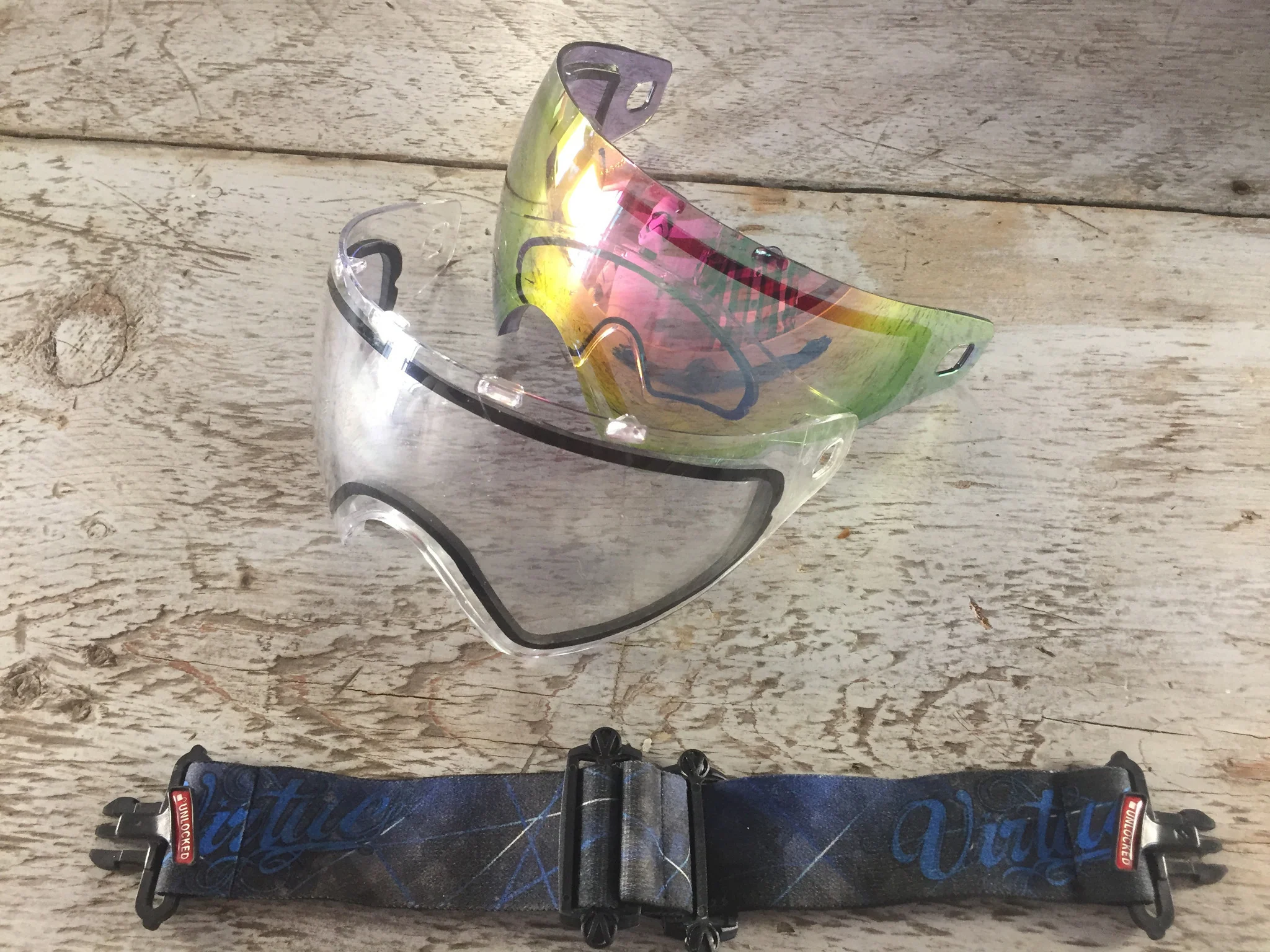 USED Virtue VIO Contour - Blue - Black - With Chromatic Ruby Lens - Image 5