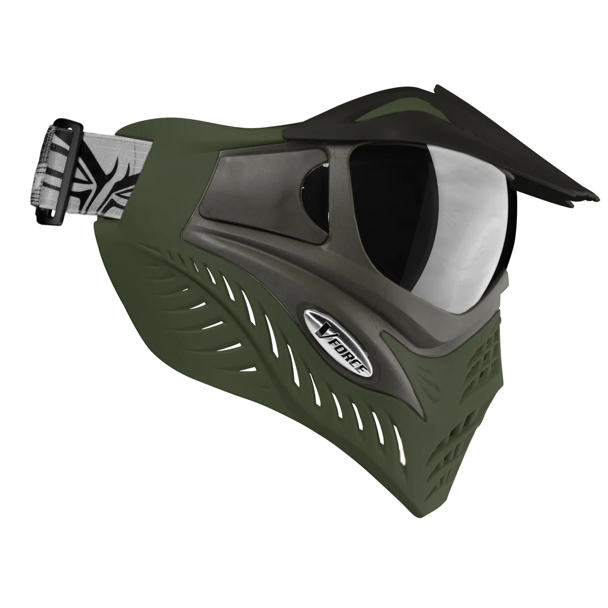 V-Force Grill Paintball Mask w/ Quicksilver Lens - Cobra - Image 2