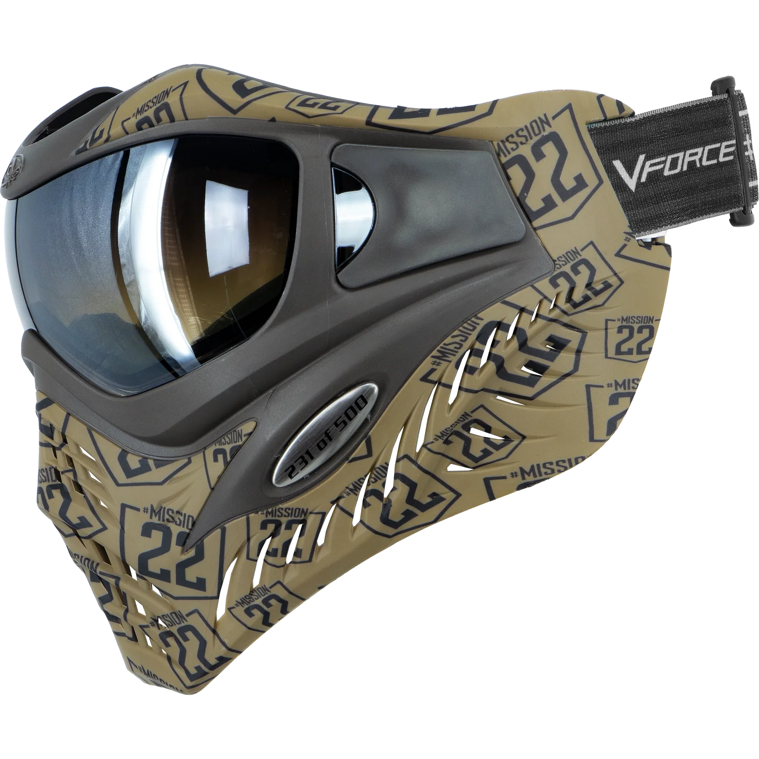 V-Force Grill Paintball Mask - LE Mission 22 - Image 3