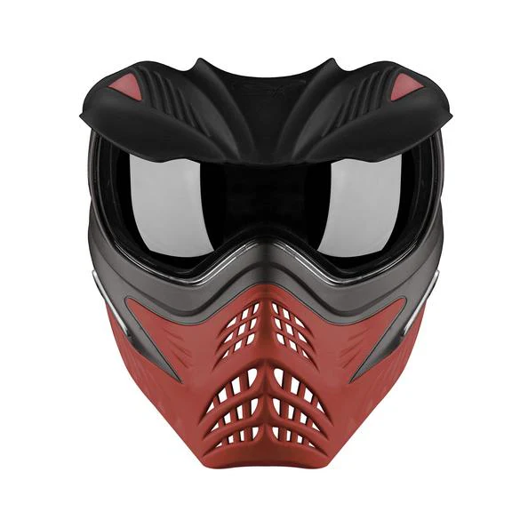 V-Force Grill Paintball Mask - Scarlet (Grey on Red) - Image 3