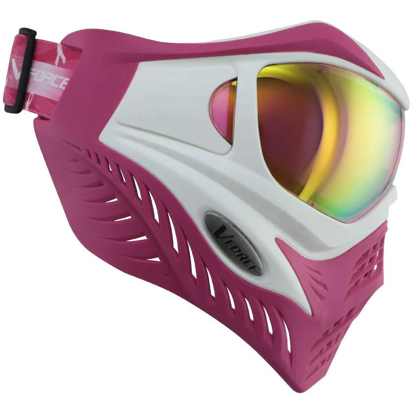 V-Force Grill Paintball Mask SE - Pink Warrior (Breast Cancer Awareness) - Image 2