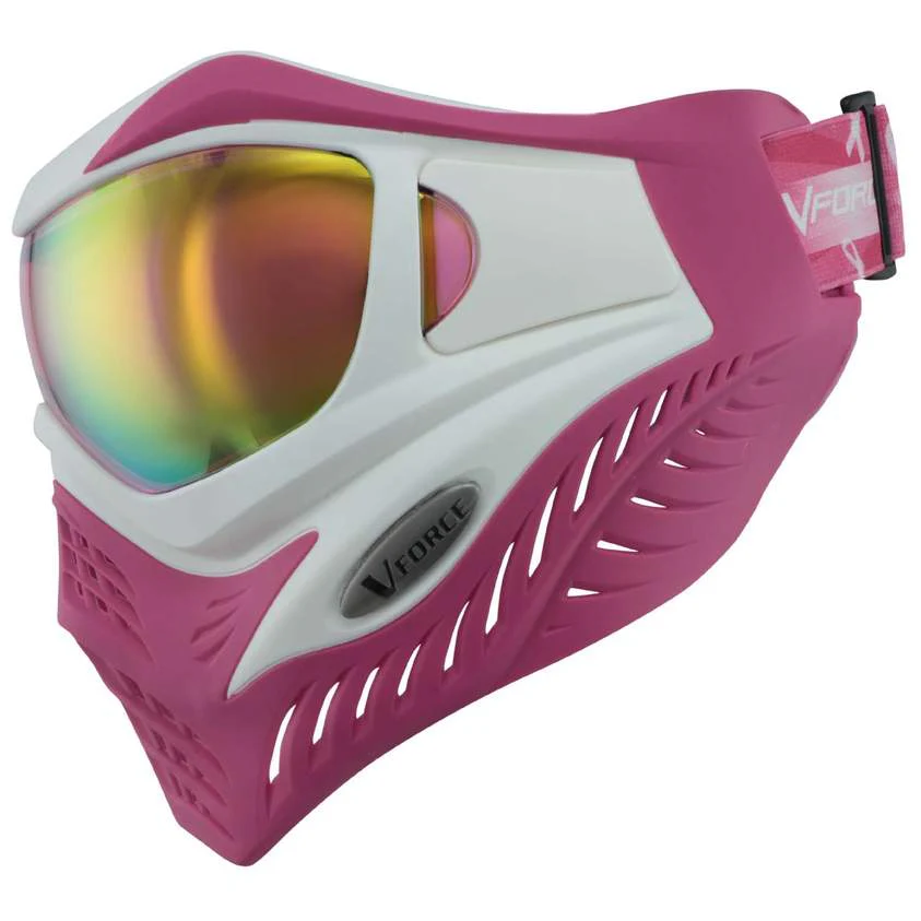 V-Force Grill Paintball Mask SE - Pink Warrior (Breast Cancer Awareness) - Image 3