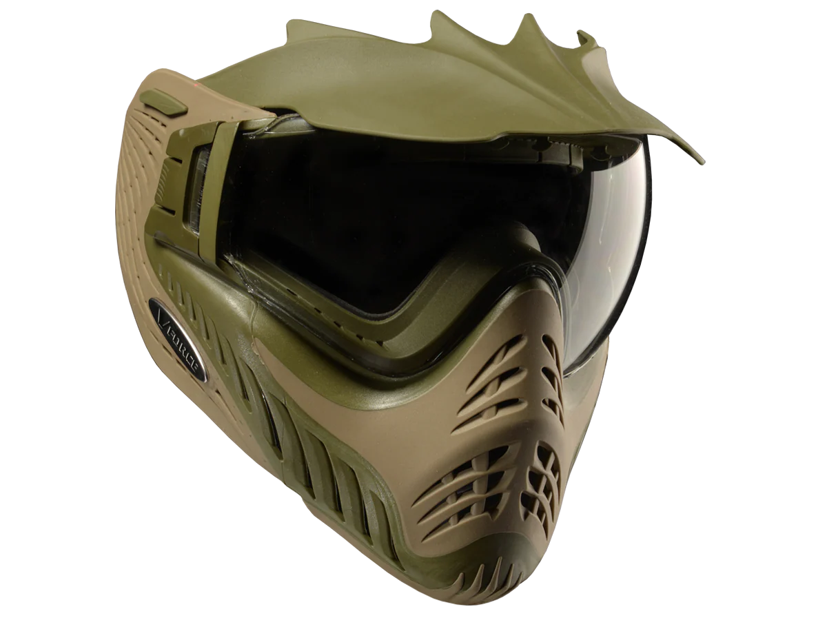 V-Force Profiler Paintball Mask - Dual Olive Drab / Tan
