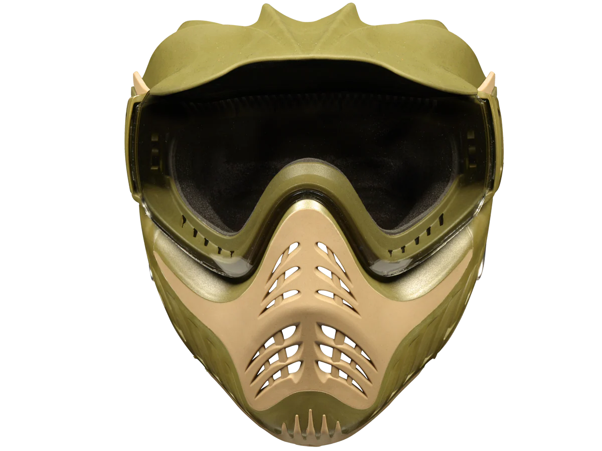 V-Force Profiler Paintball Mask - Dual Olive Drab / Tan - Image 3