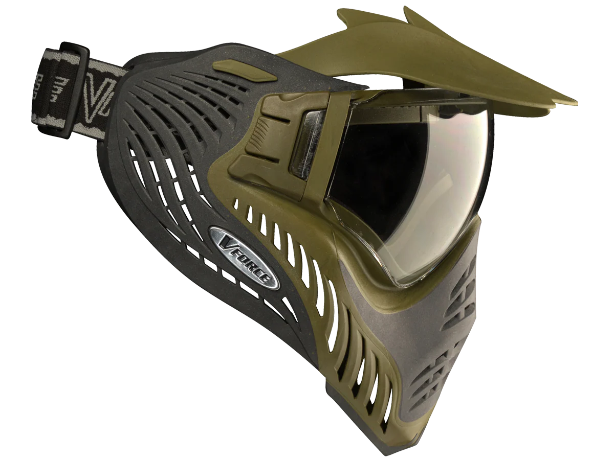 V-Force Profiler Paintball Mask - Reverse Olive - Image 2